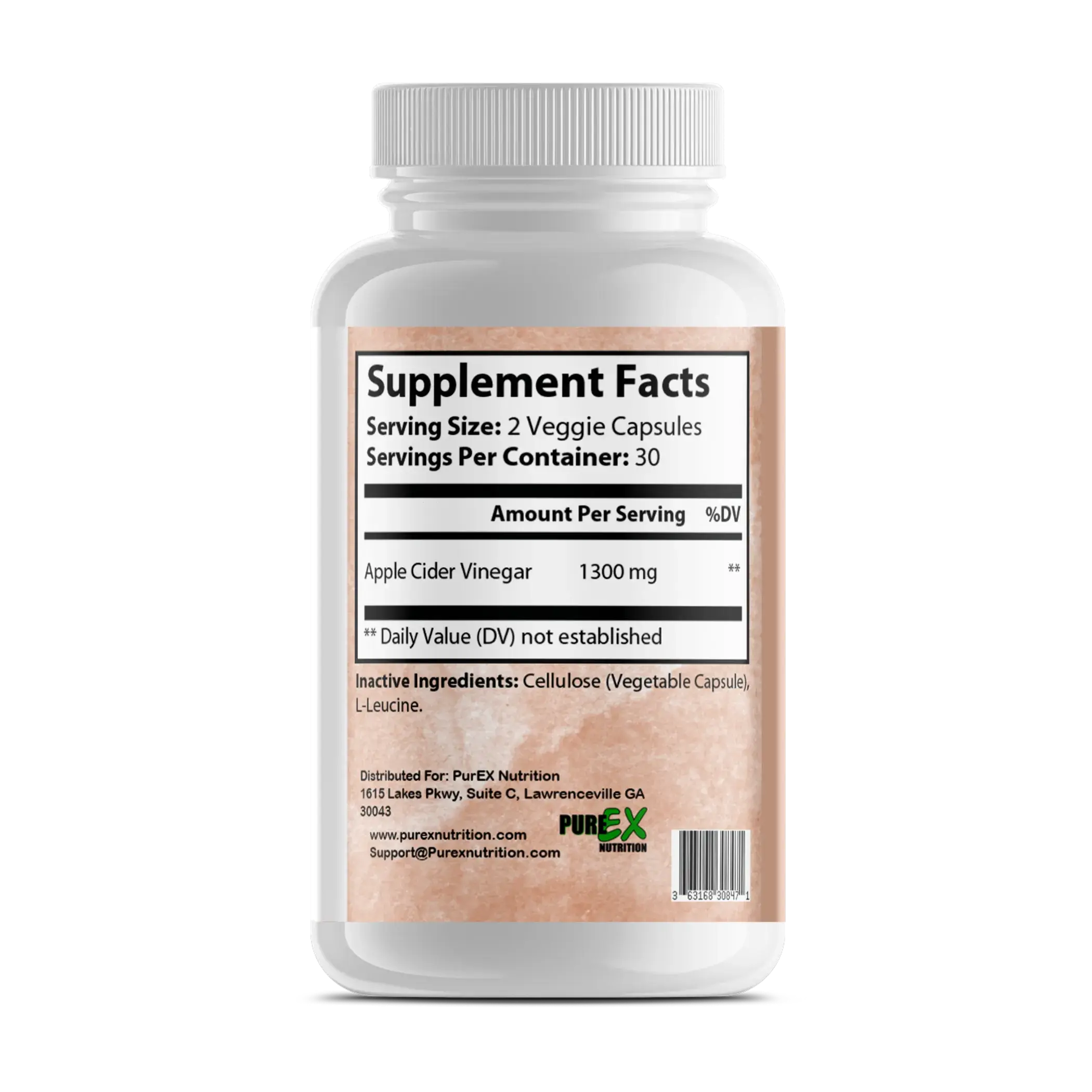 Pure Apple Cider Vinegar Purex Nutrition