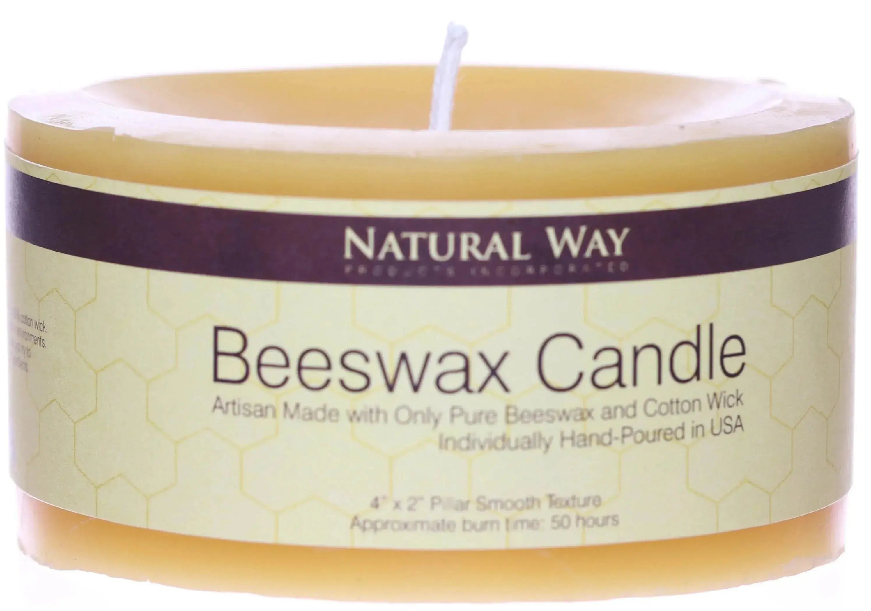 Pure Beeswax Candle Natural Way Products