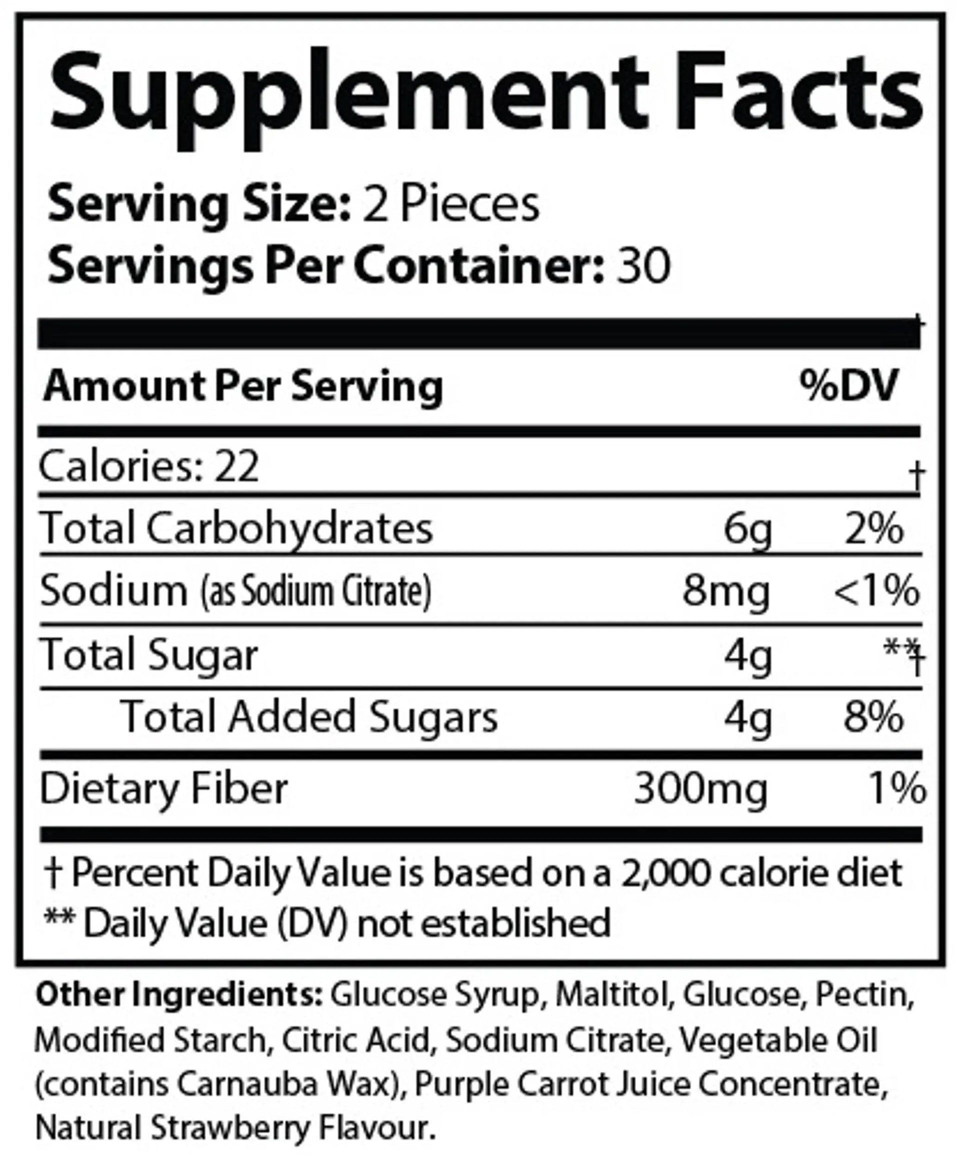 Pure Fiber Gummies Purex Nutrition