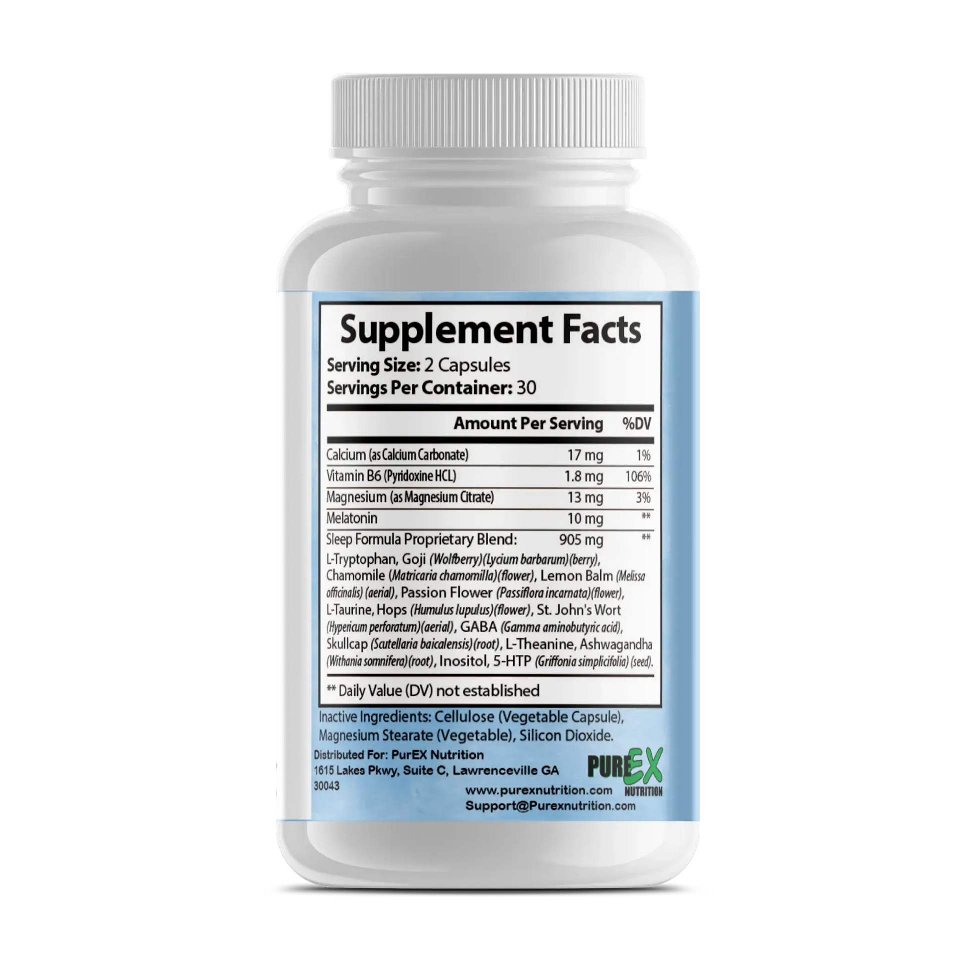 Pure Sleep Purex Nutrition