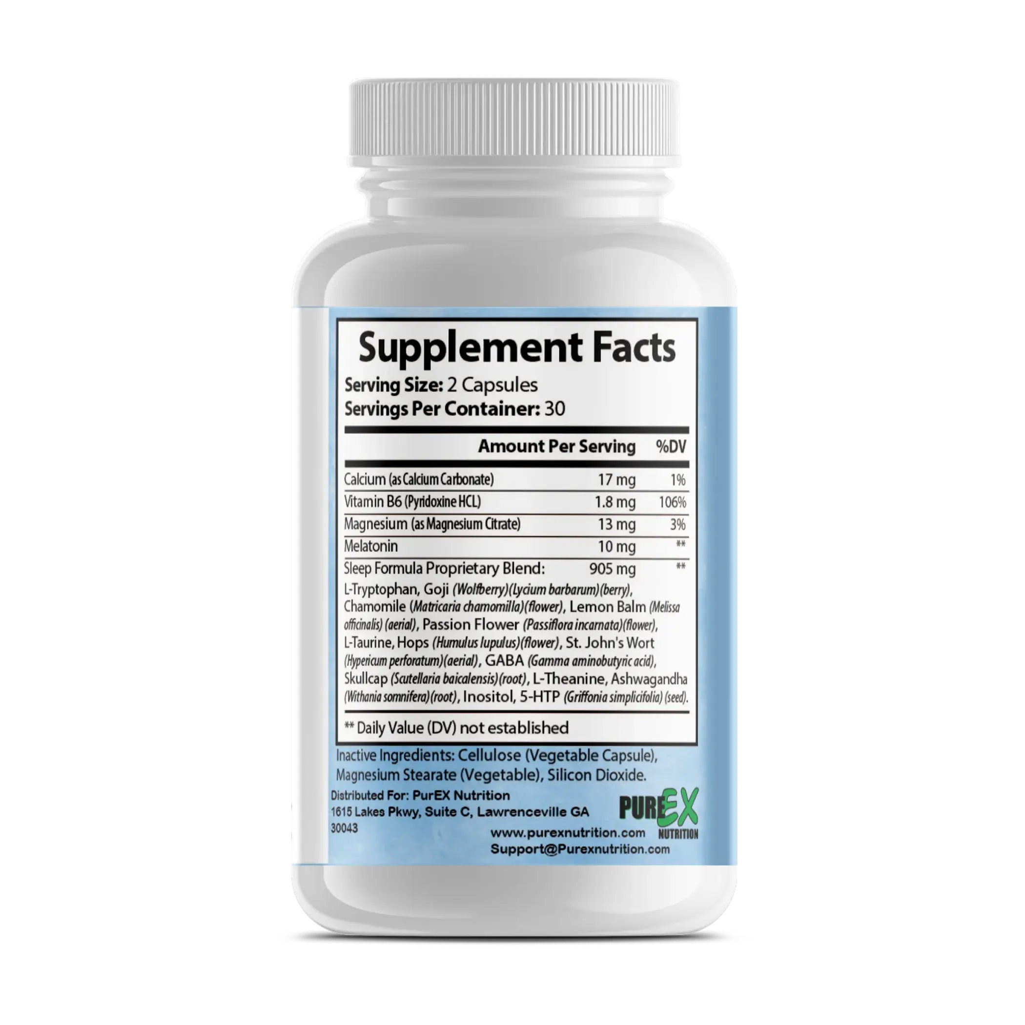 Pure Sleep Purex Nutrition