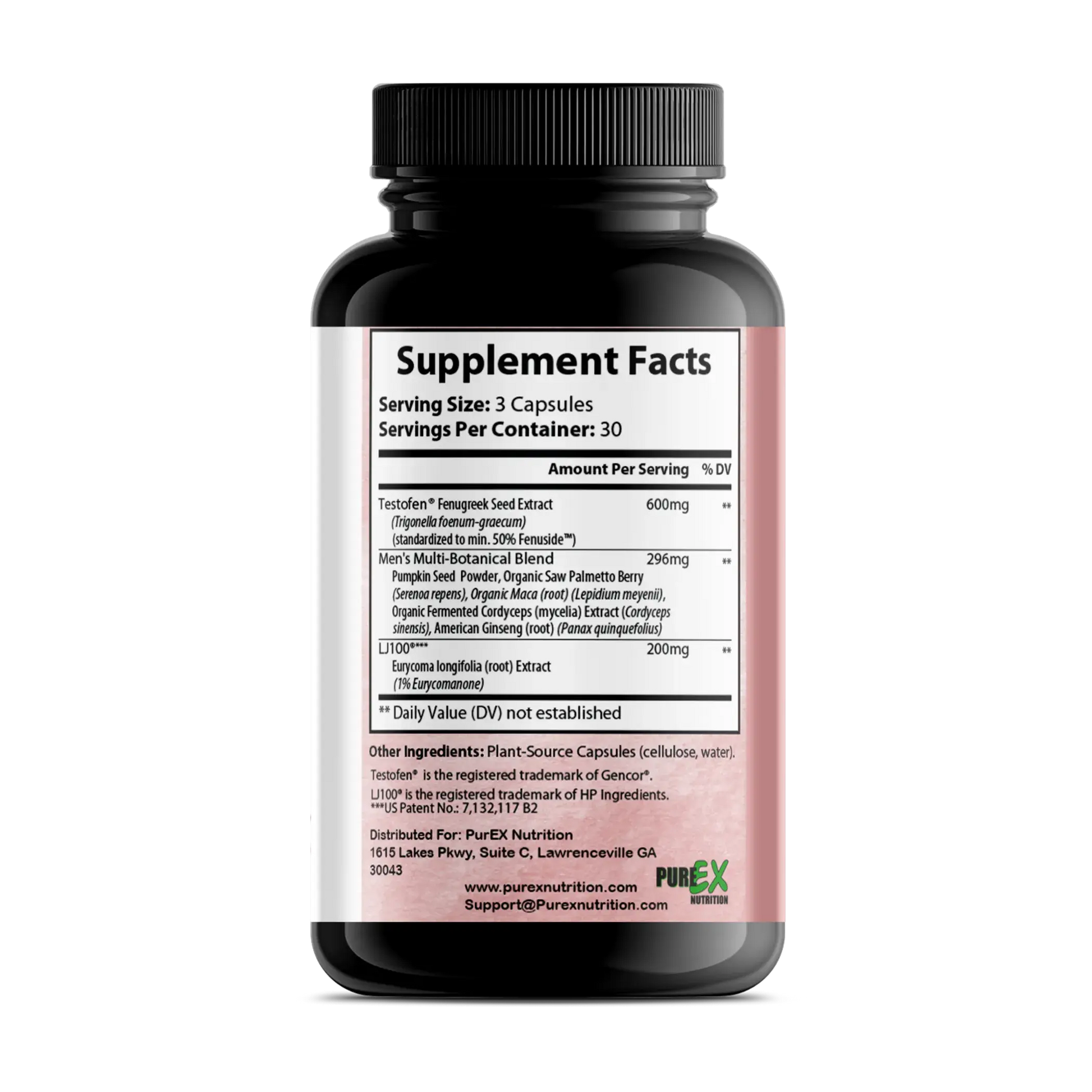 Pure Testosteone Purex Nutrition