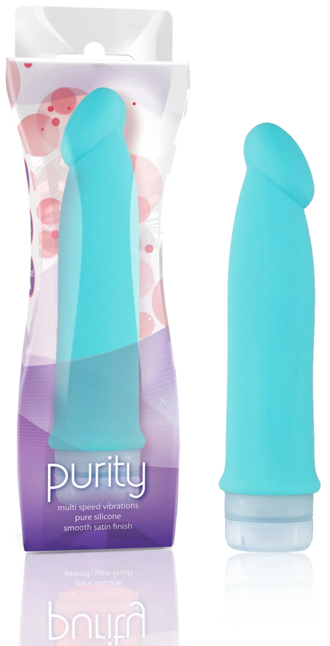 Purity Blue Silicone Vibrator Blush Novelties