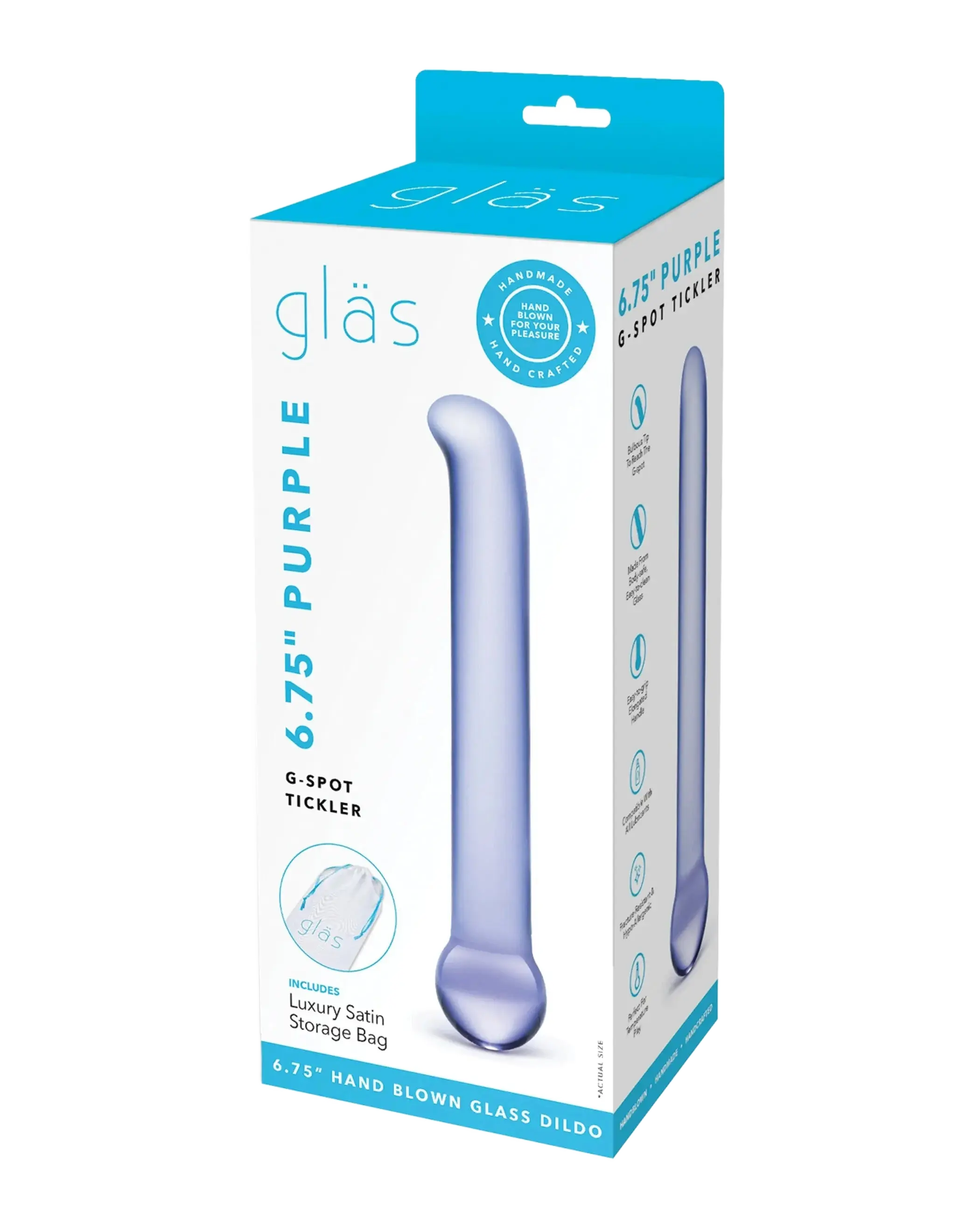 GLAS PURPLE G-SPOT TICKLER Electric / Hustler Lingerie