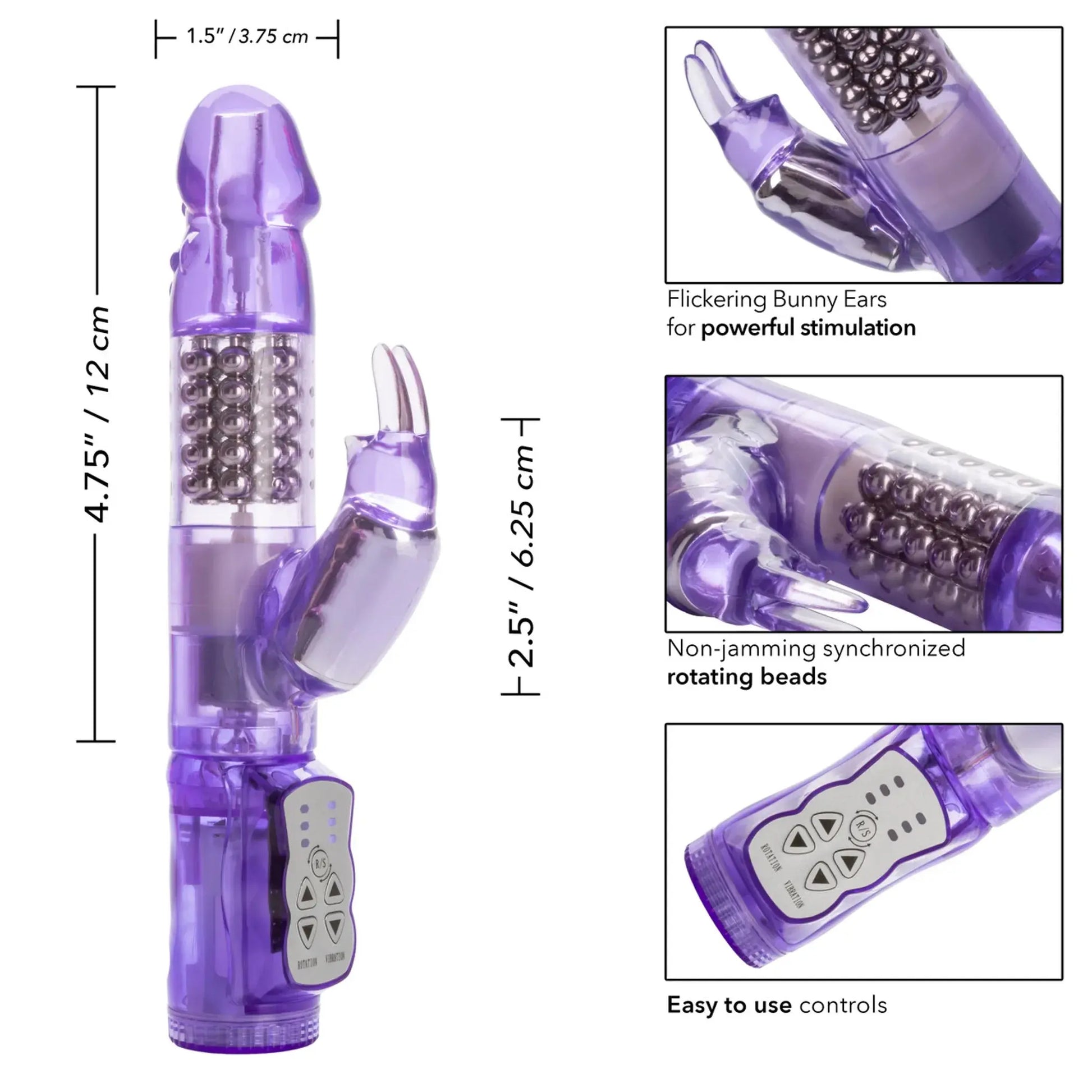 Purple Jack Rabbit Vibrator California Exotic Novelties
