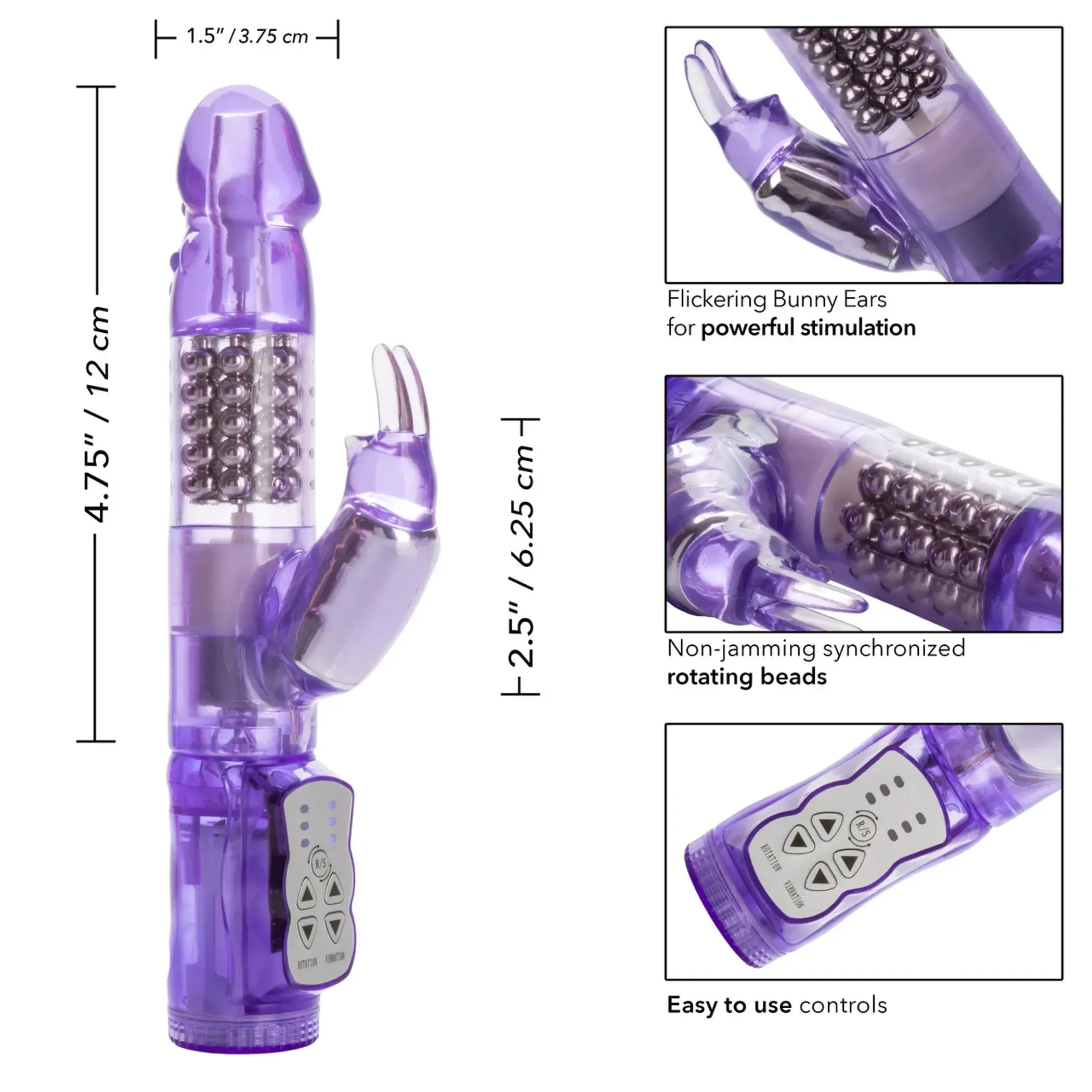 Purple Jack Rabbit Vibrator California Exotic Novelties