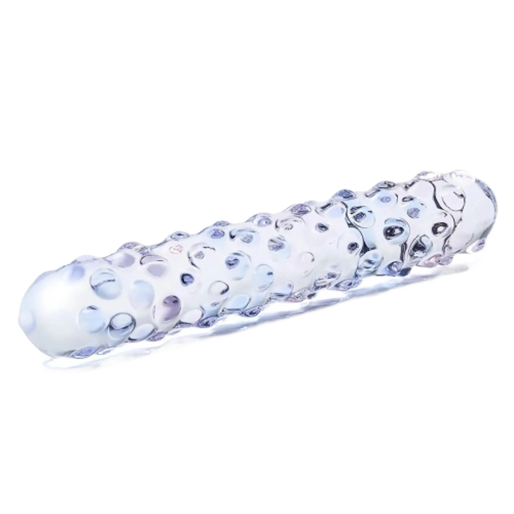 GLAS PURPLE ROSE NUBBY DILDO Electric / Hustler Lingerie