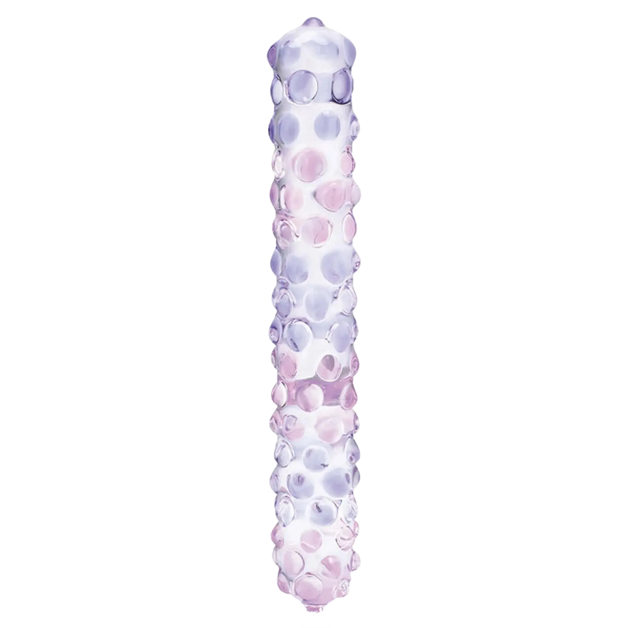 GLAS 9 PURPLE ROSE NUBBY DILDO " Electric / Hustler Lingerie