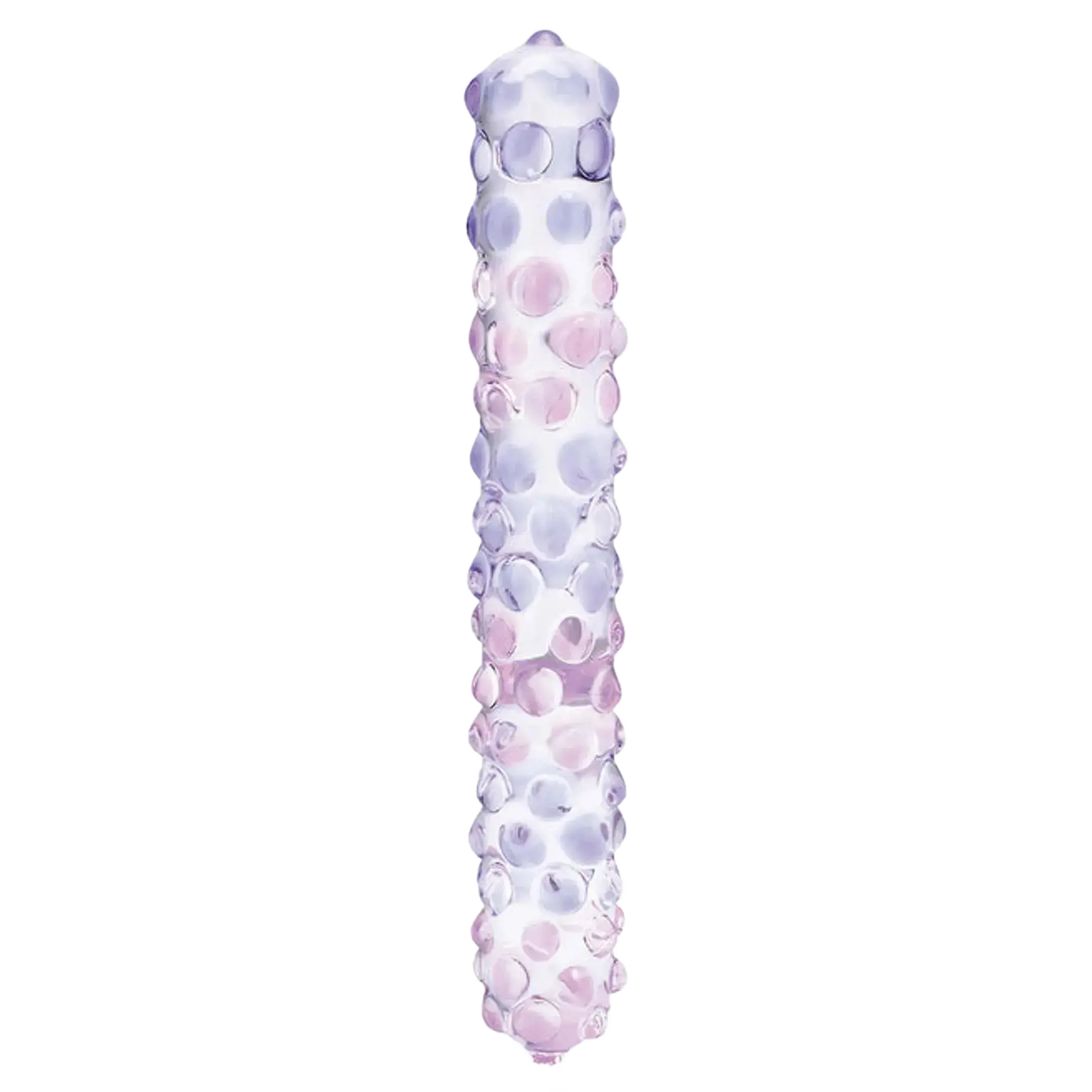 GLAS 9 PURPLE ROSE NUBBY DILDO " Electric / Hustler Lingerie