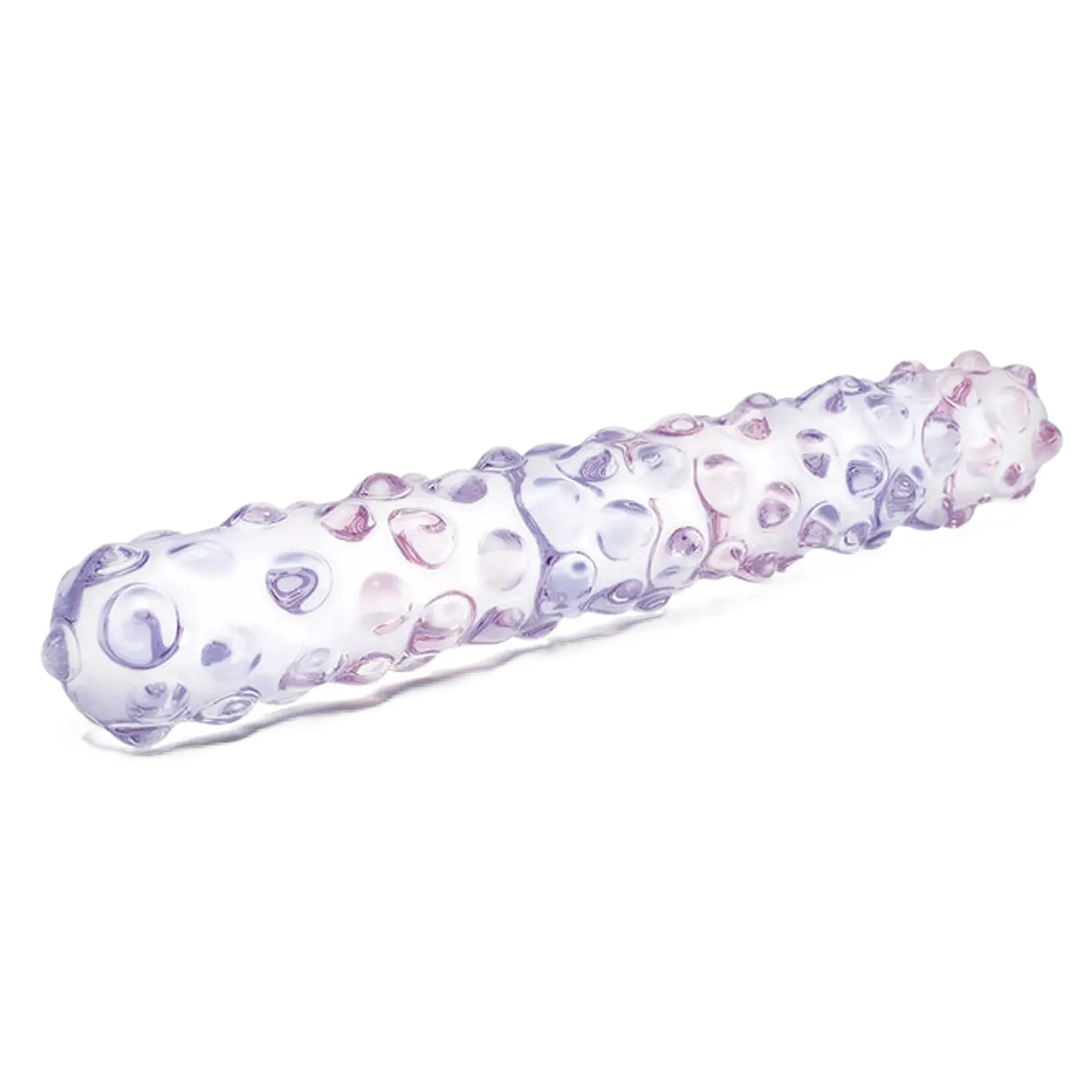 GLAS 9 PURPLE ROSE NUBBY DILDO " Electric / Hustler Lingerie