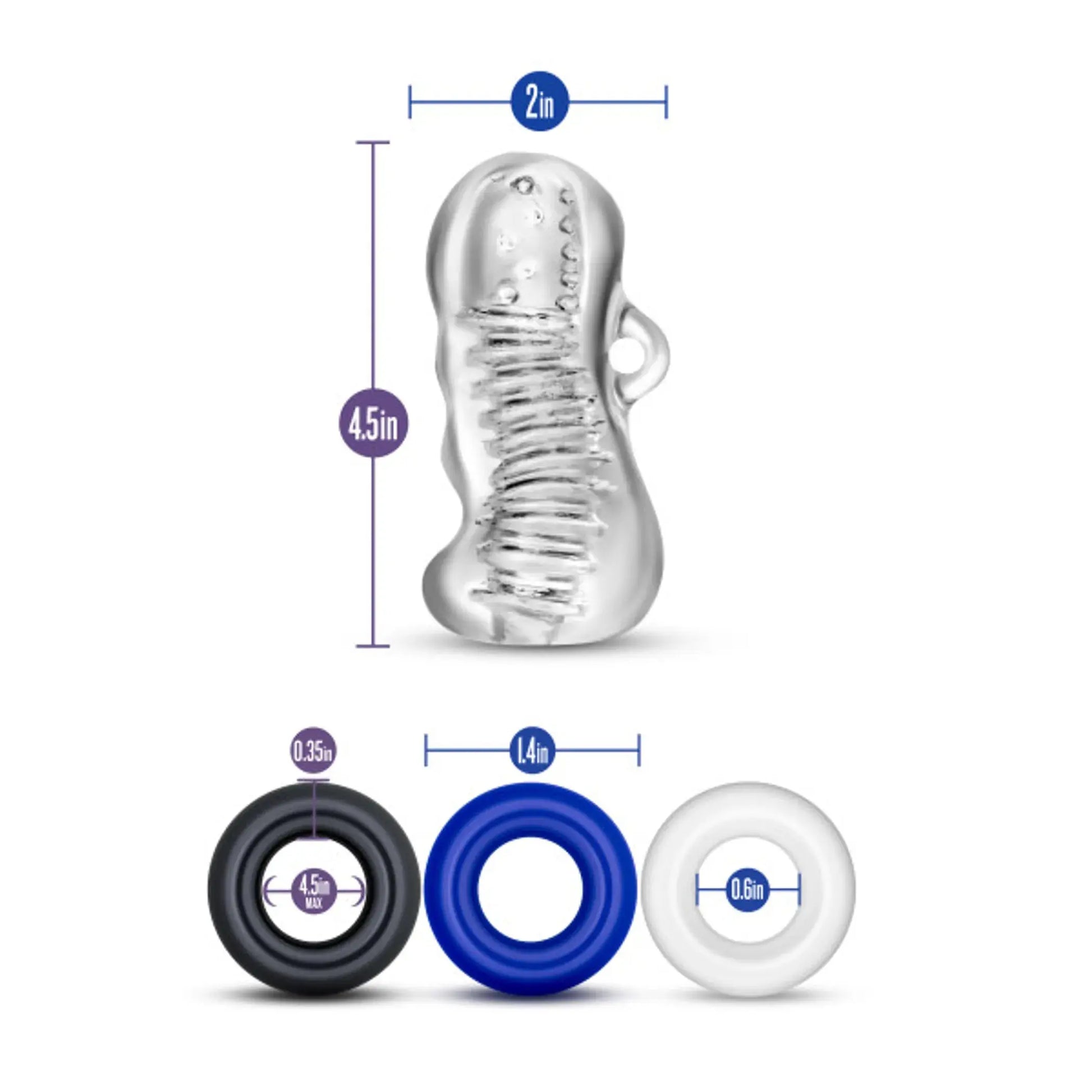 QUICKIE KIT JERK OFF CLEAR Blush Novelties