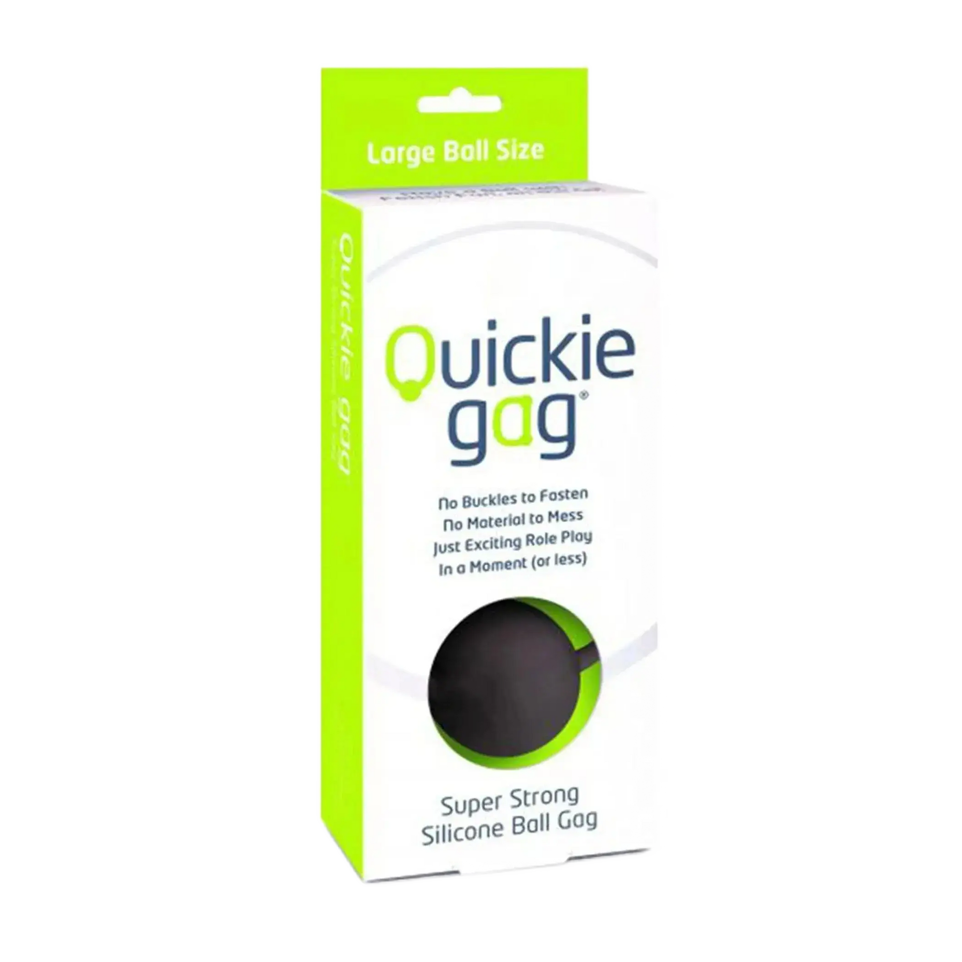 QUICKIE BALL GAG BLACK LARGE Creative Conceptions
