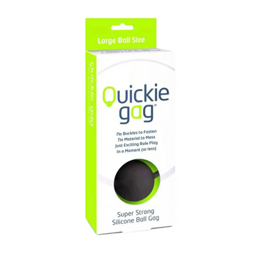 QUICKIE BALL GAG BLACK LARGE Creative Conceptions