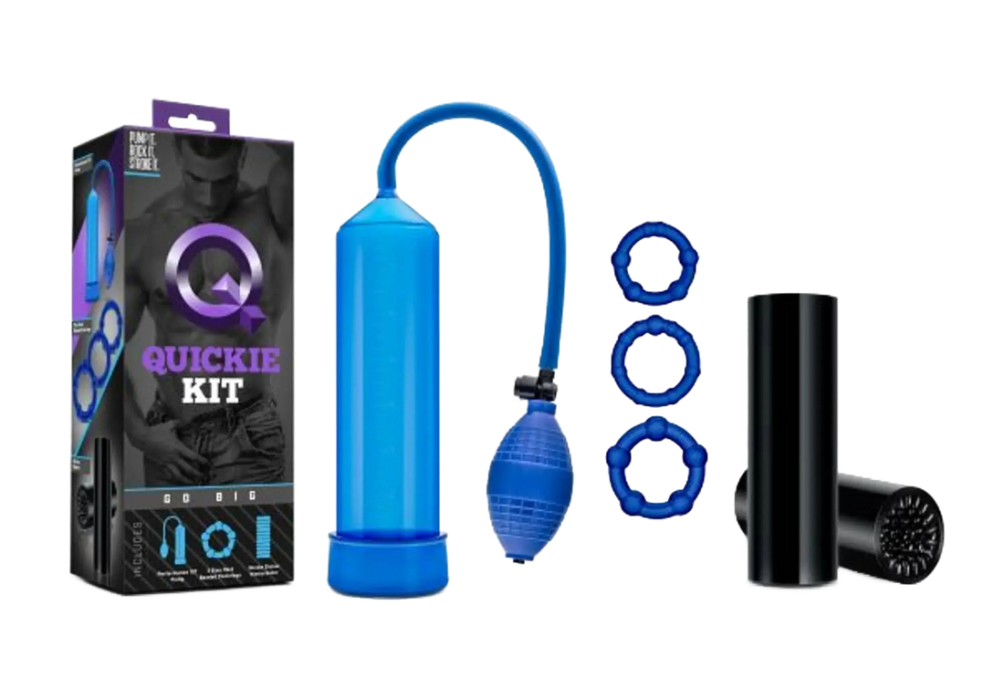 QUICKIE KIT GO BIG BLUE Blush Novelties