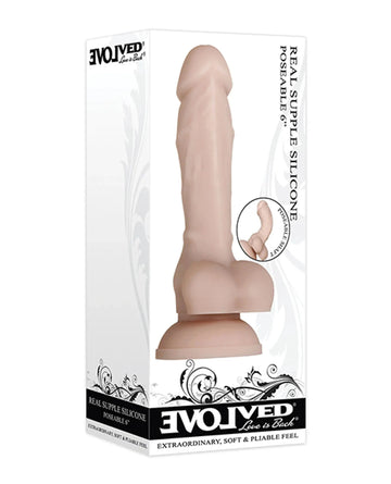 REAL SUPPLE POSEABLE SILICONE 6 IN Evolved Novelties