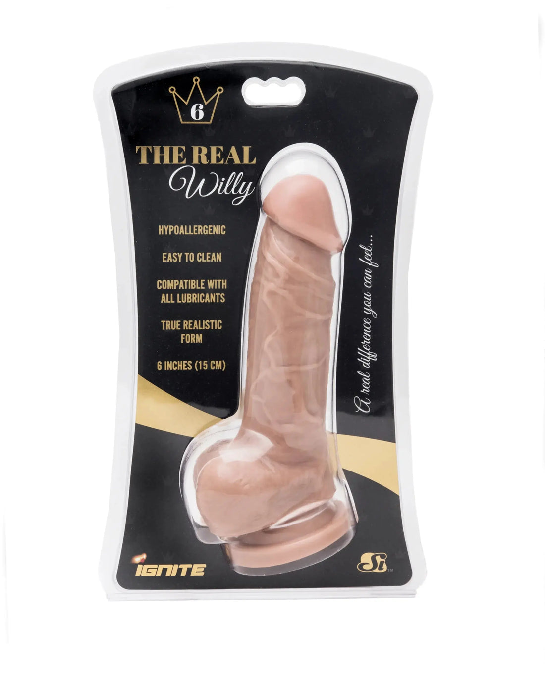 REAL WILLY 6IN VANILLA SI Novelties