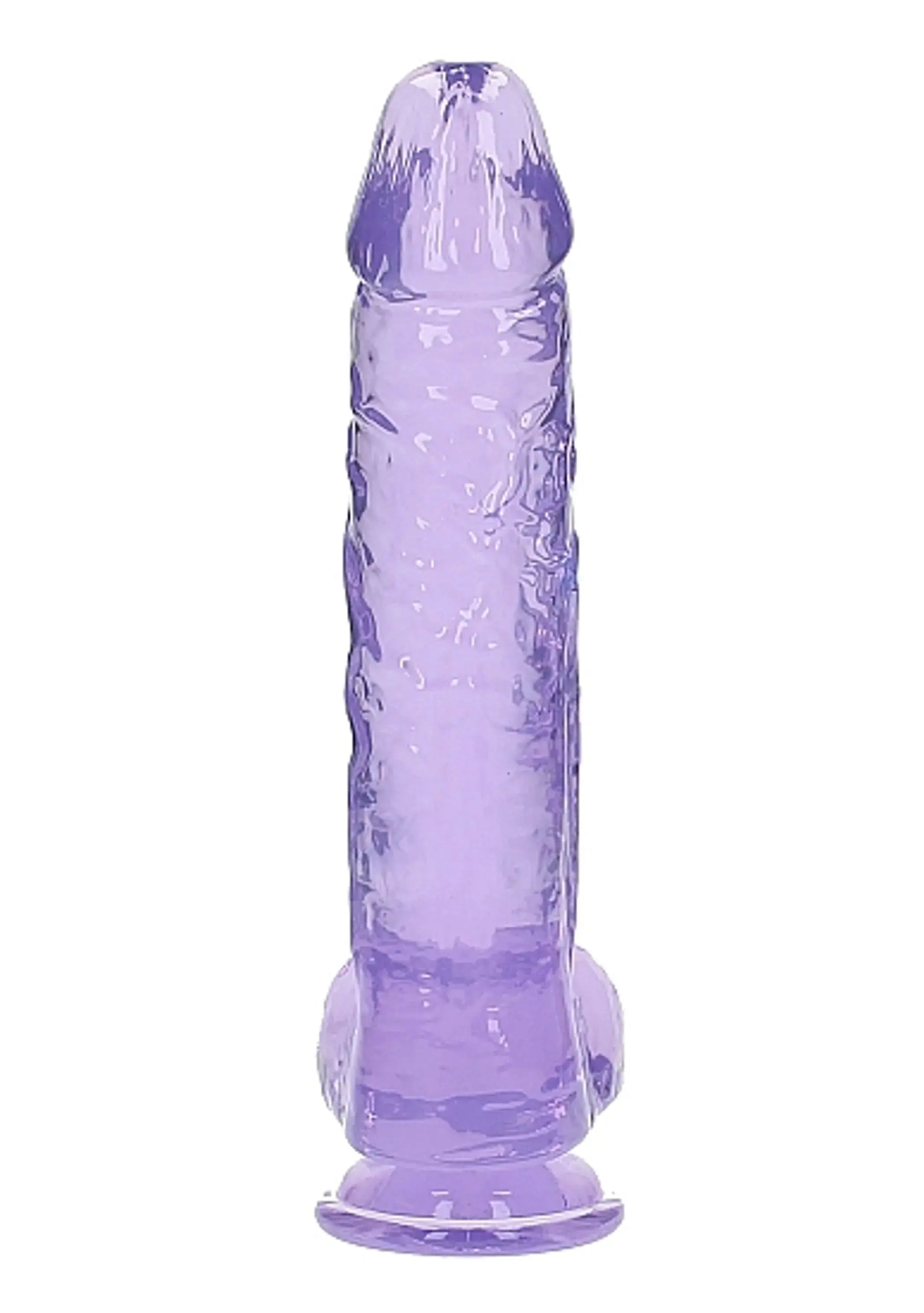 REALROCK REALISTIC DILDO W/ BALLS 10IN PURPLE SHOTS AMERICA