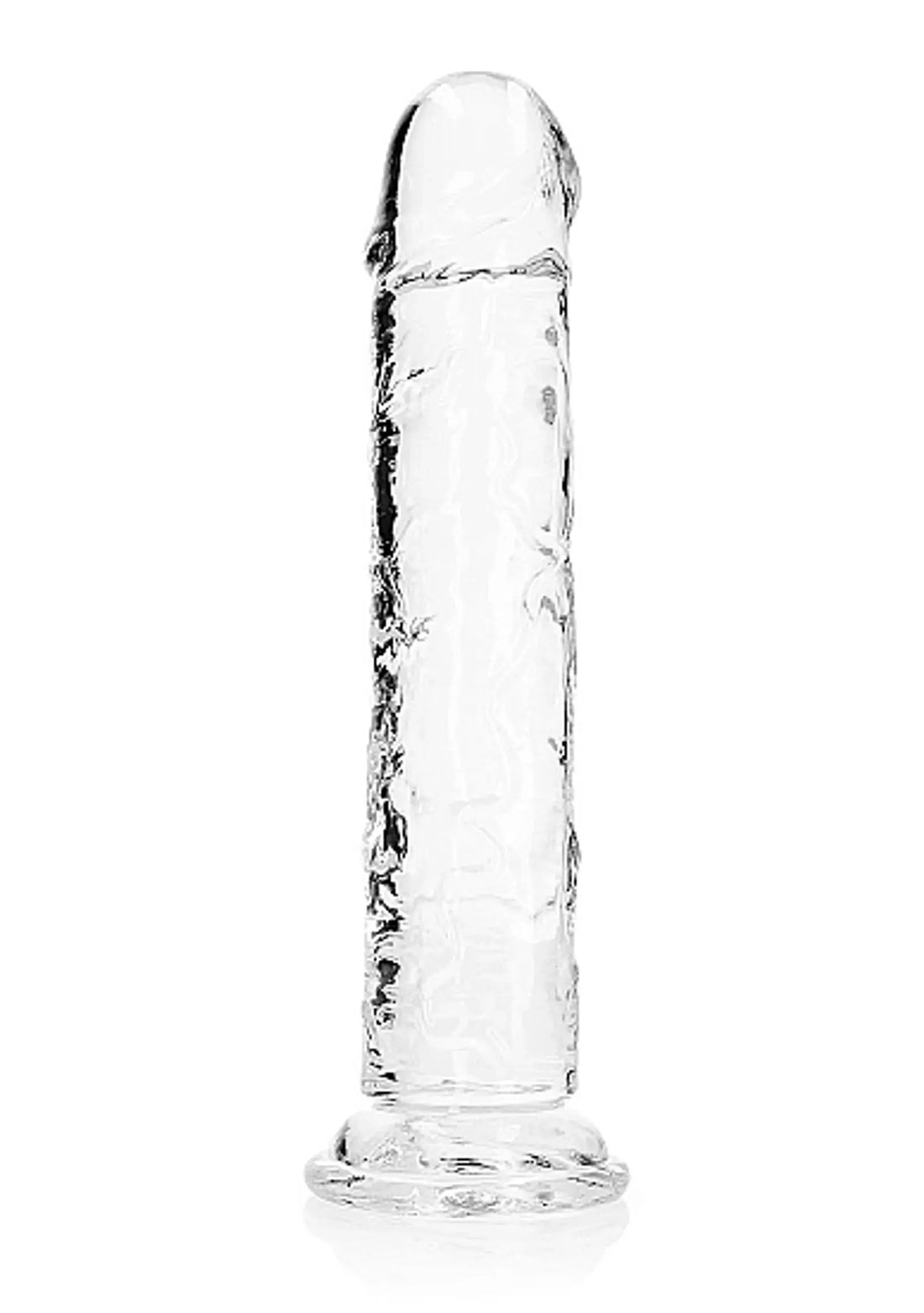 REALROCK REALISTIC STRAIGHT DILDO 11IN TRANSPARENT SHOTS AMERICA