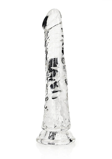 REALROCK SLIM DILDO 6IN TRANSPARENT SHOTS AMERICA