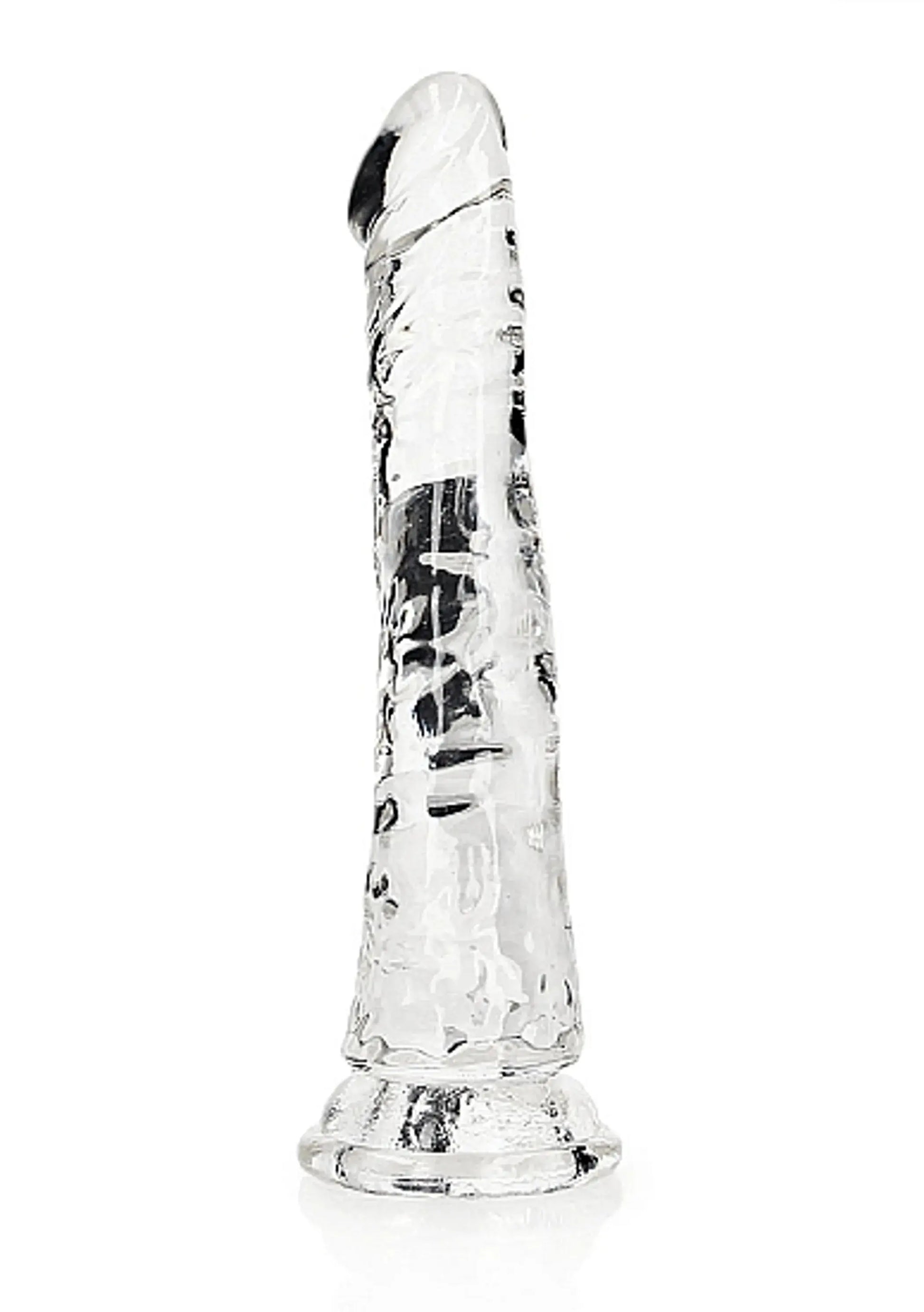 REALROCK SLIM DILDO 6IN TRANSPARENT SHOTS AMERICA
