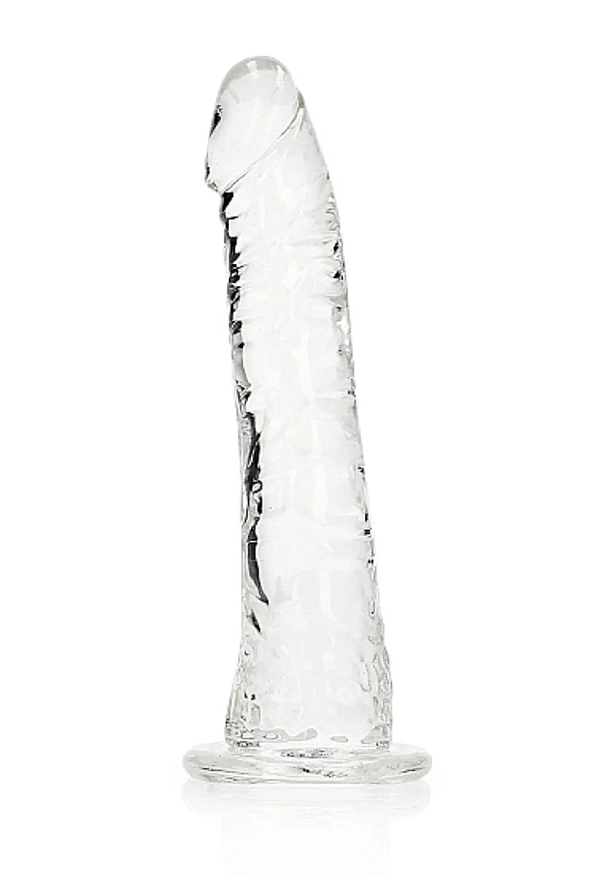 REALROCK SLIM DILDO 6IN TRANSPARENT SHOTS AMERICA