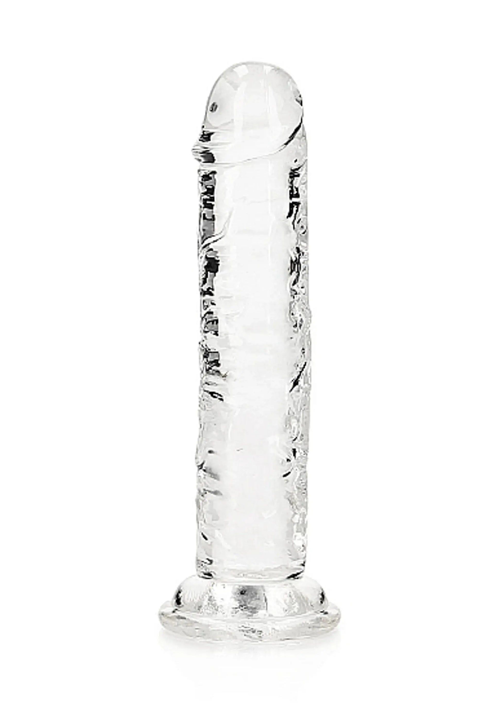 REALROCK STRAIGHT REALISTIC 6 IN DILDO TRANSPARENT SHOTS AMERICA