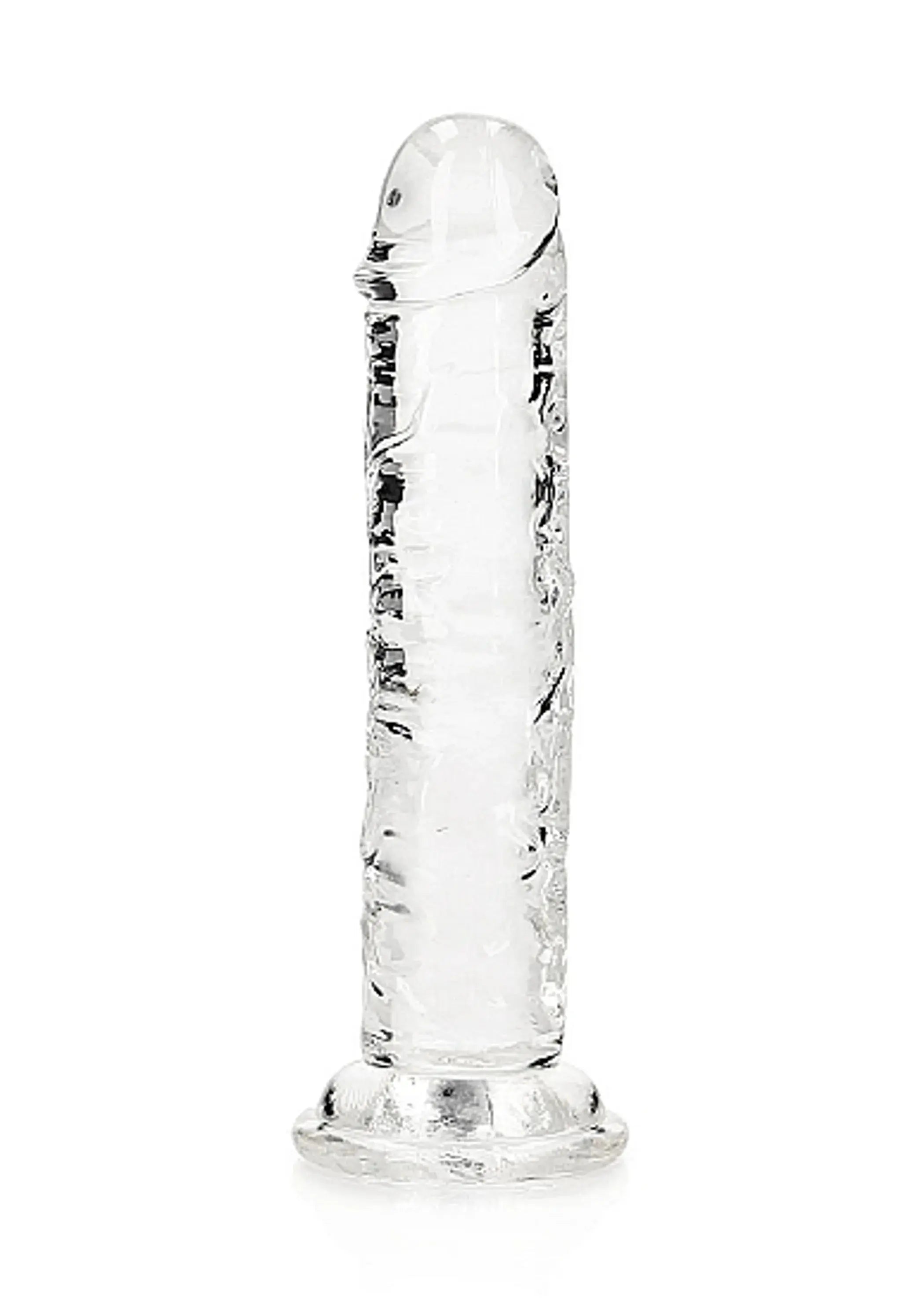 REALROCK STRAIGHT REALISTIC 7 IN DILDO TRANSPARENT SHOTS AMERICA