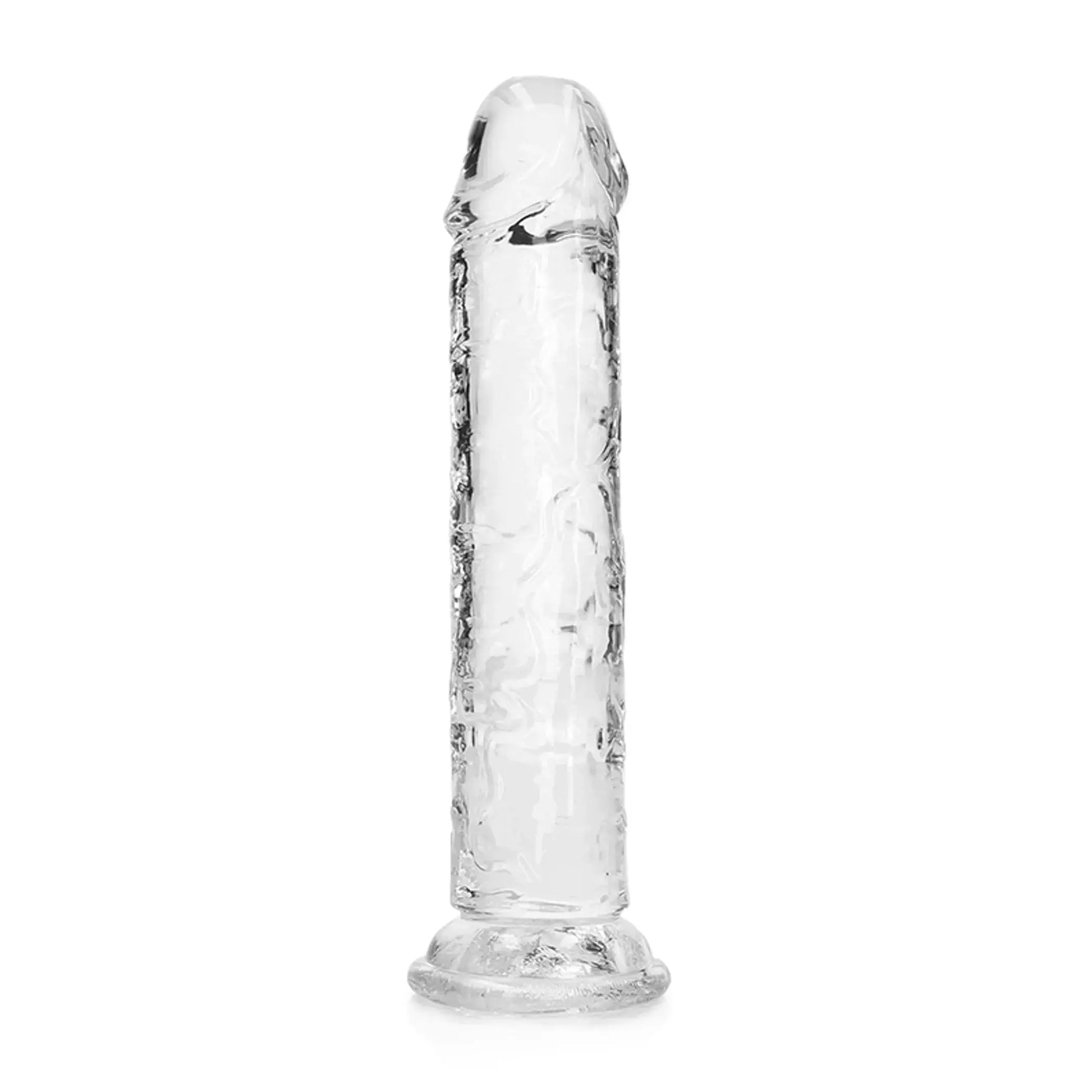 REALROCK STRAIGHT REALISTIC 7 IN DILDO TRANSPARENT SHOTS AMERICA