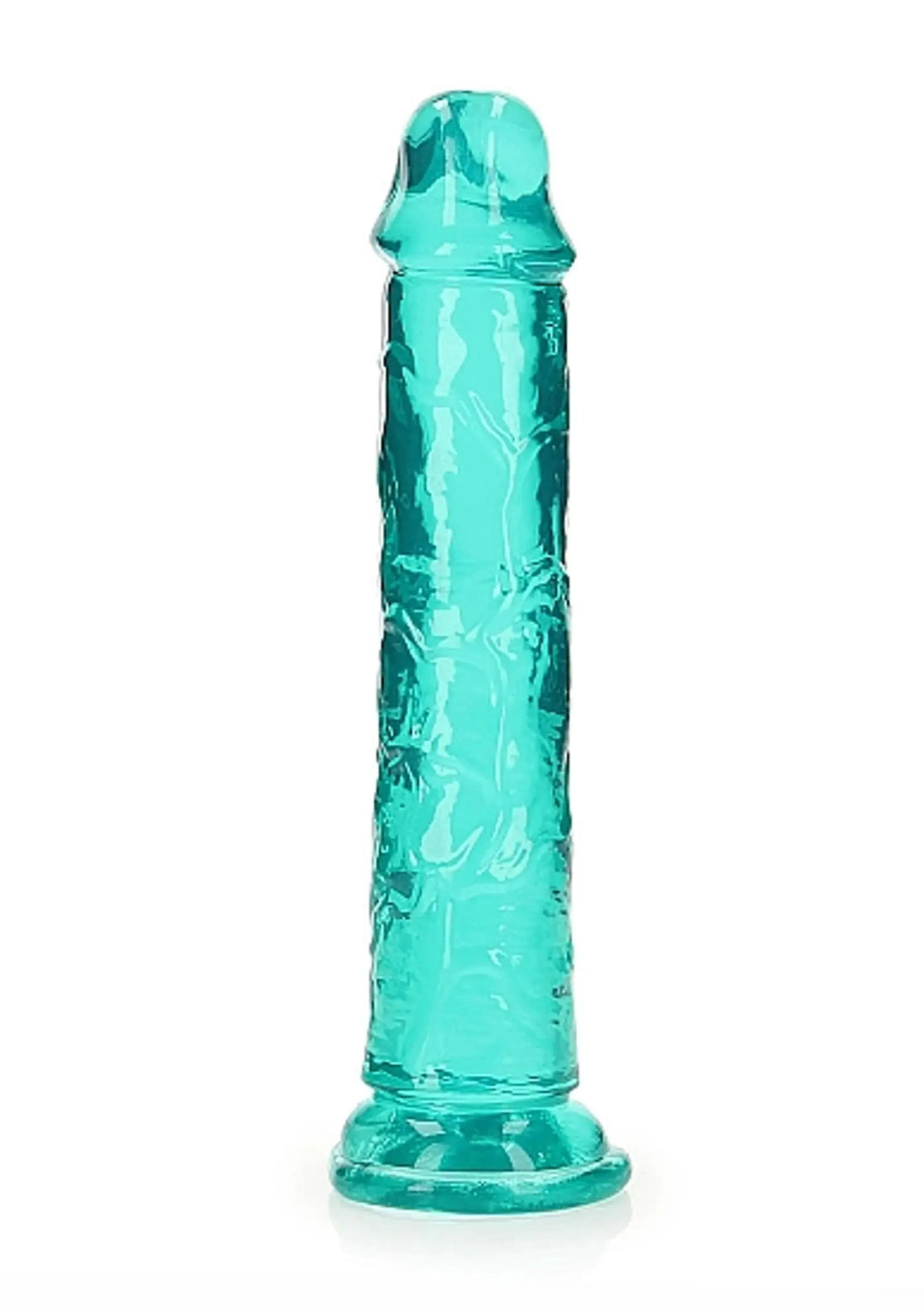REALROCK STRAIGHT REALISTIC 7 IN DILDO TURQUOISE SHOTS AMERICA