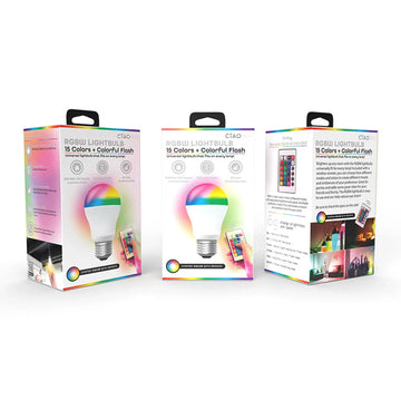 RGBW LED Bulb With Remote CIAO Tech