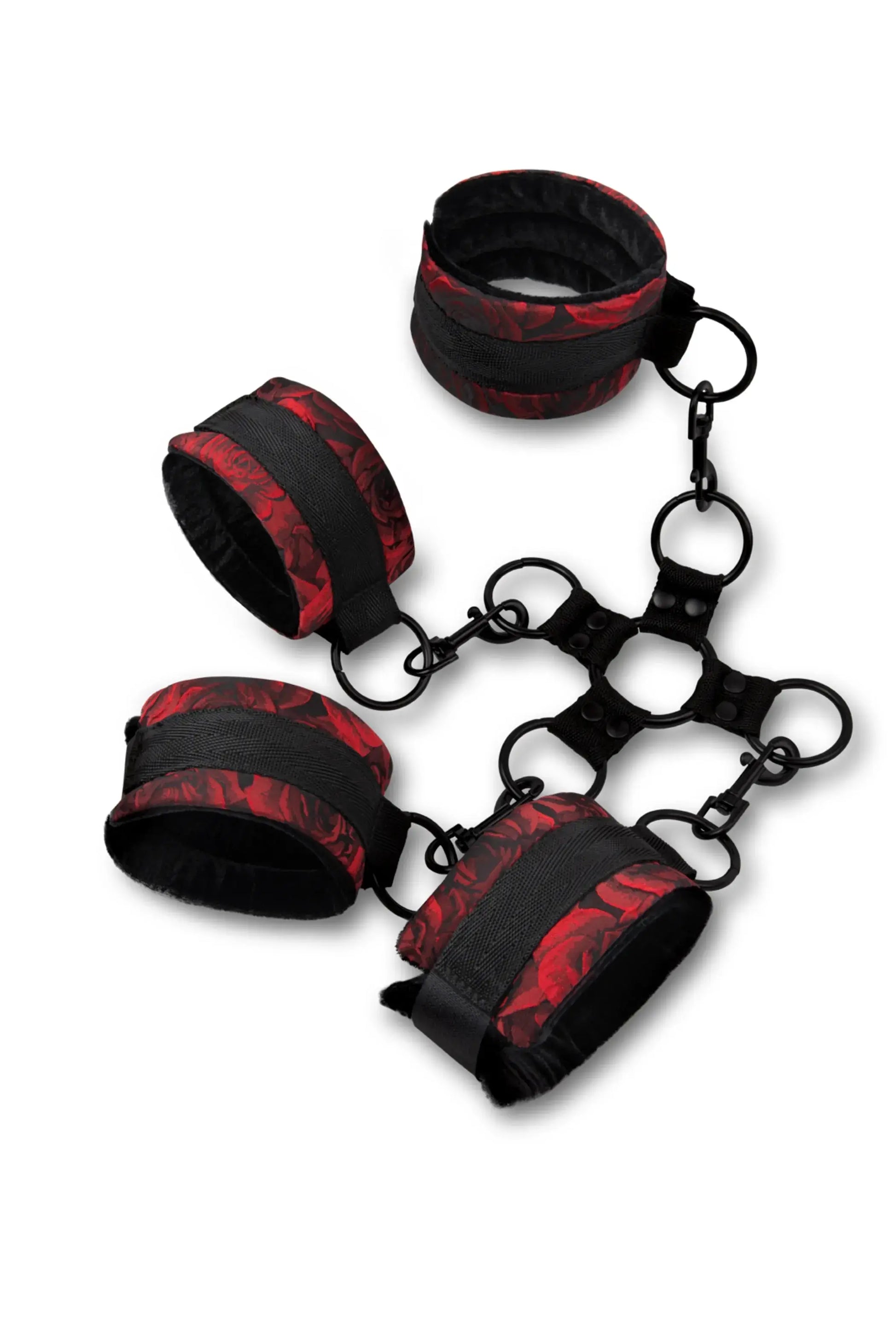 ROSEGASM 5PC HOG TIE SET W/ BLINDFOLD X-Gen Products