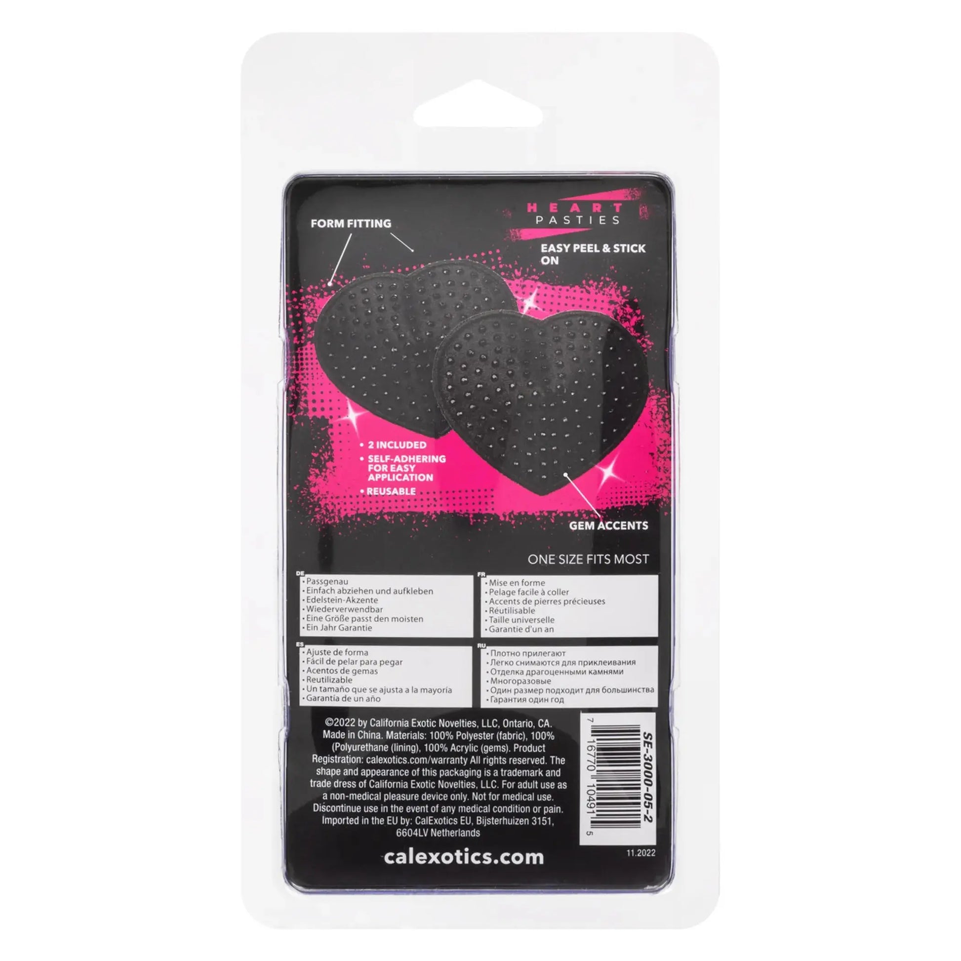 Radiance Heart Gem Pasties California Exotic Novelties