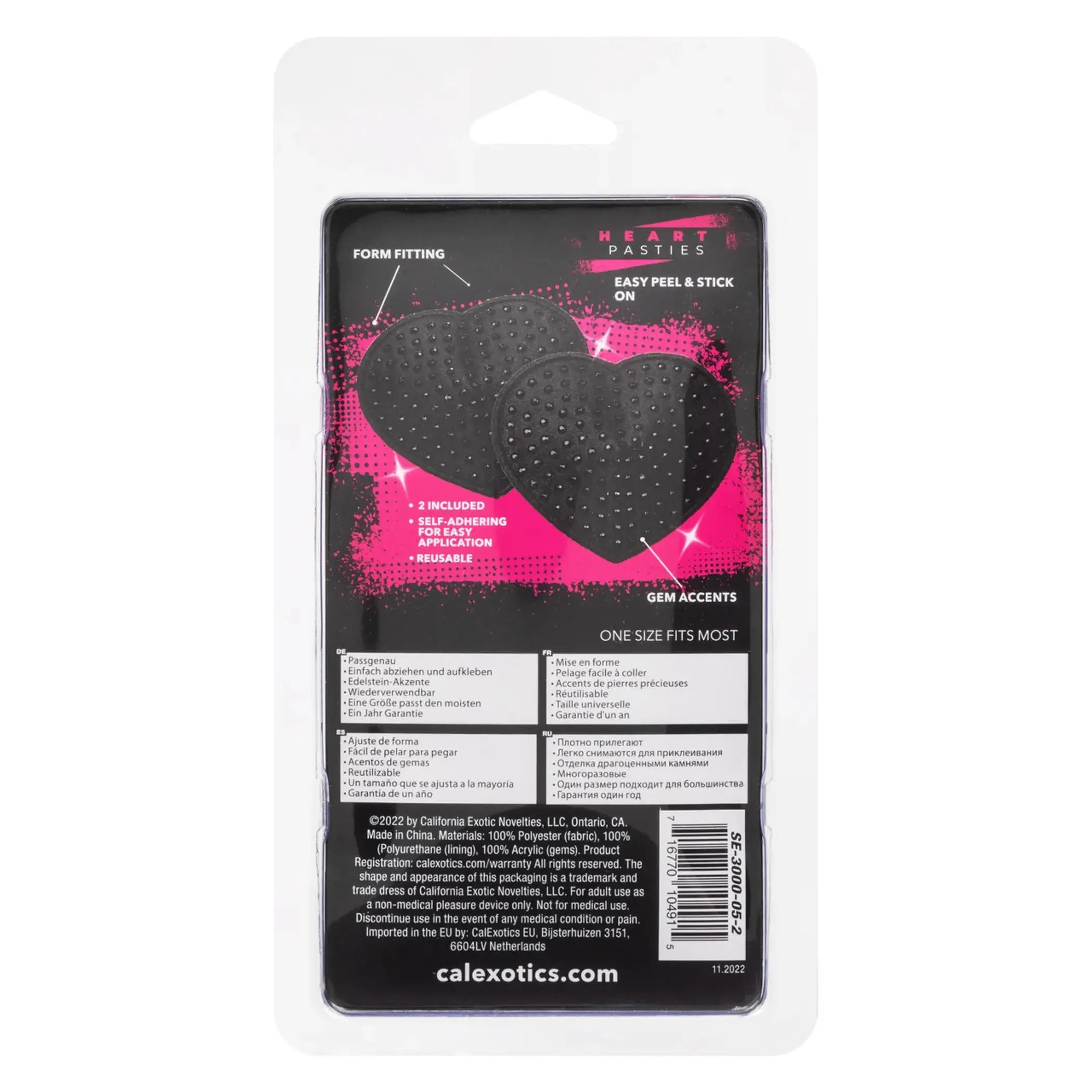 Radiance Heart Gem Pasties California Exotic Novelties