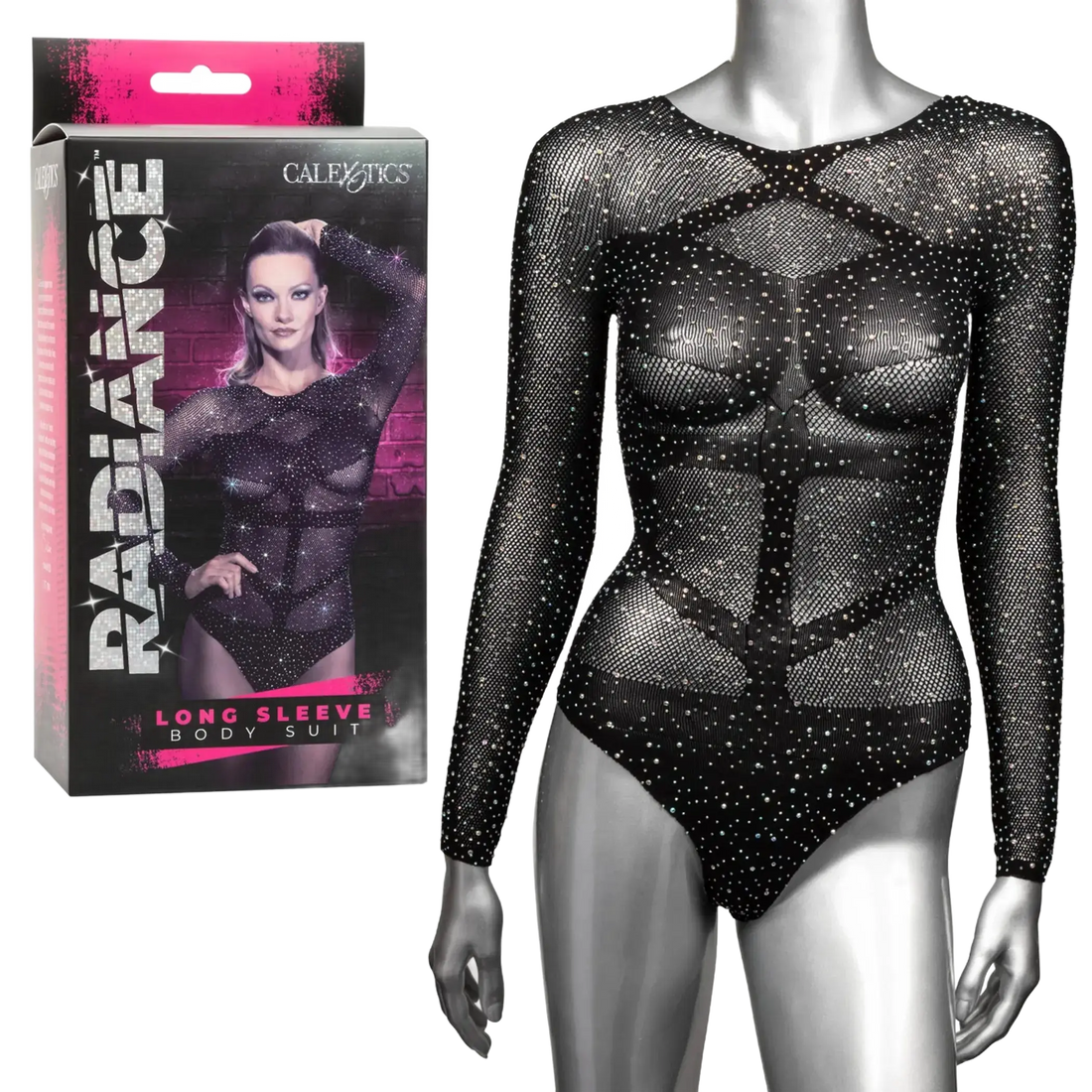 RADIANCE LONG SLEEVE BODYSUIT California Exotic Novelties