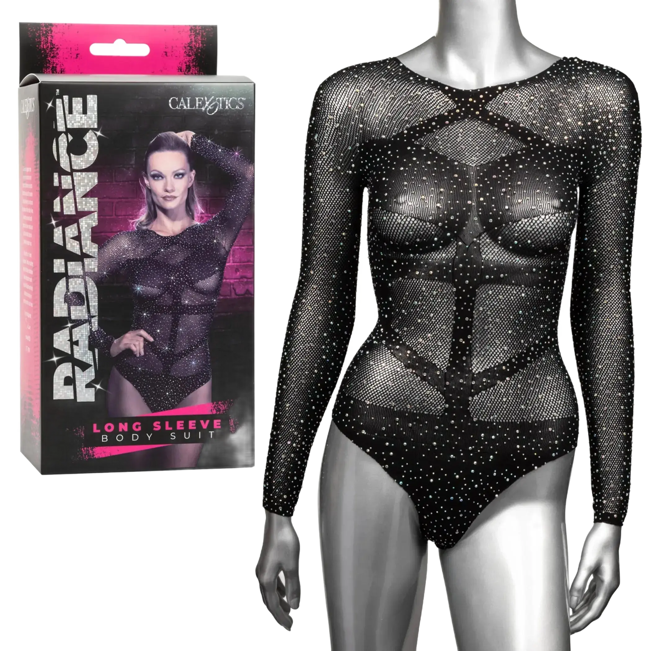 RADIANCE LONG SLEEVE BODYSUIT California Exotic Novelties