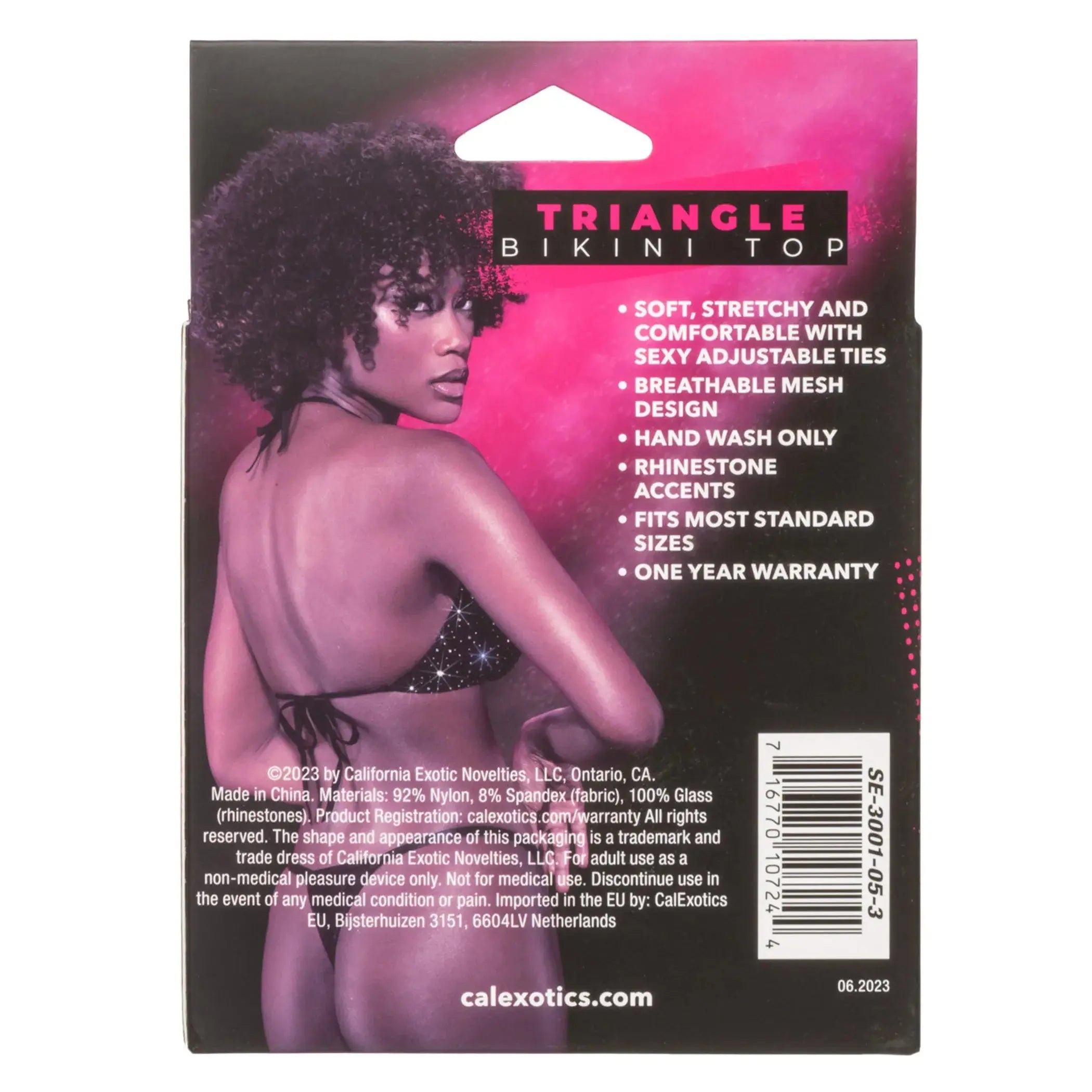 Radiance Triangle Bikini Top California Exotic Novelties