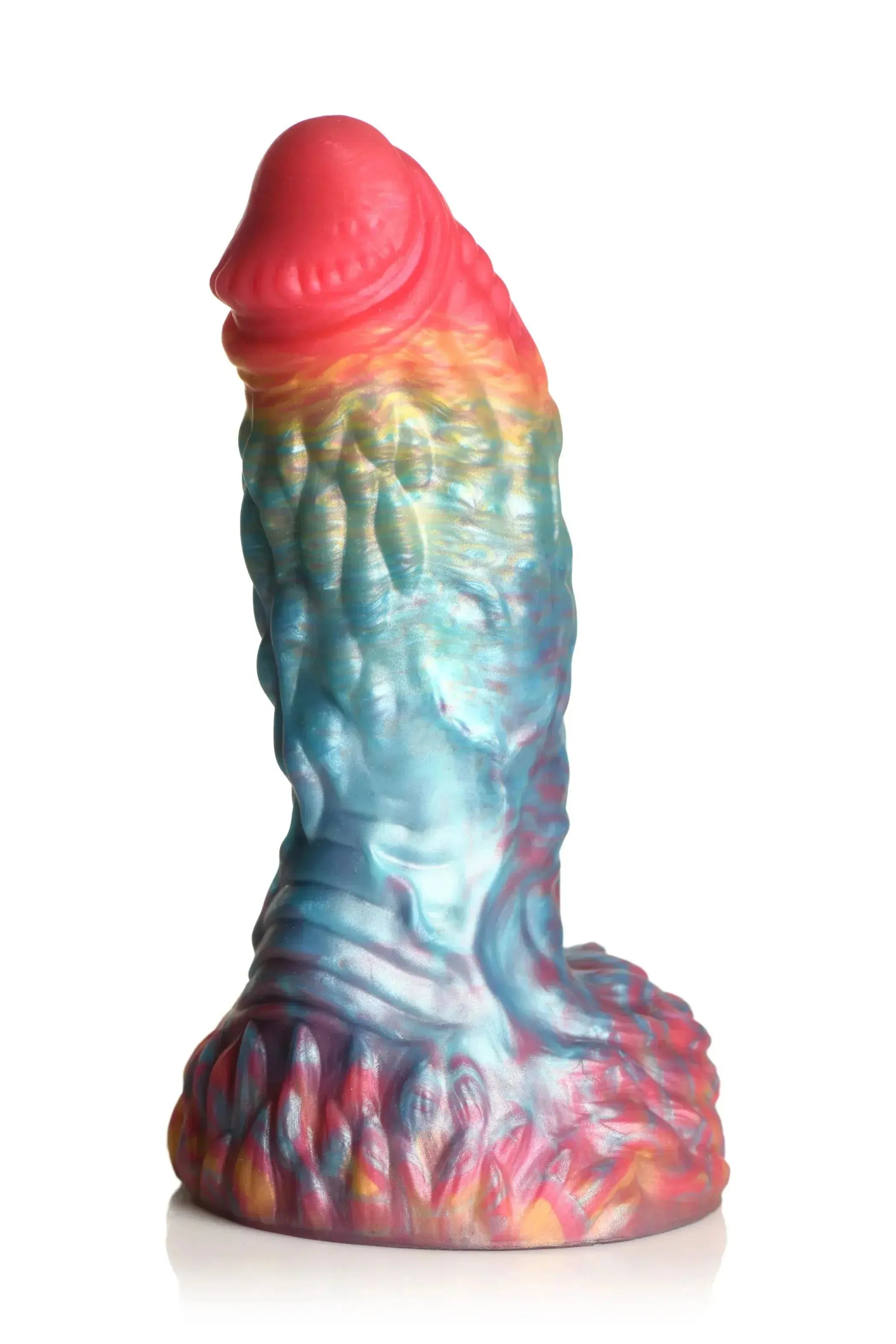 Rainbow Phoenix Vibrating Silicone Dildo XR Brands