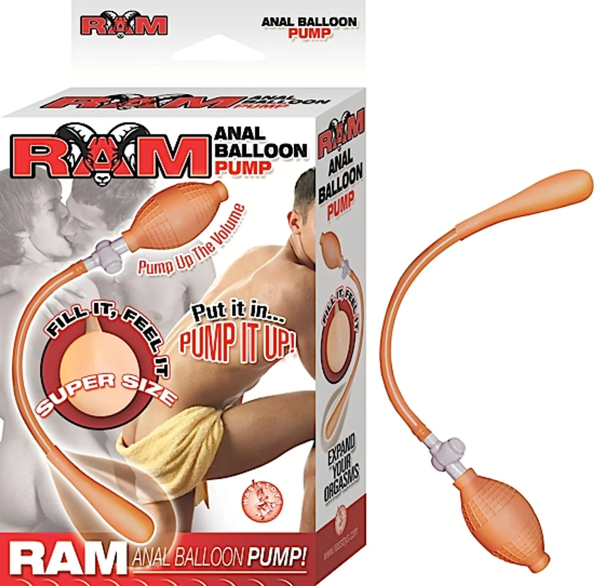 Ram Anal Balloon Pump Flesh Nasstoys