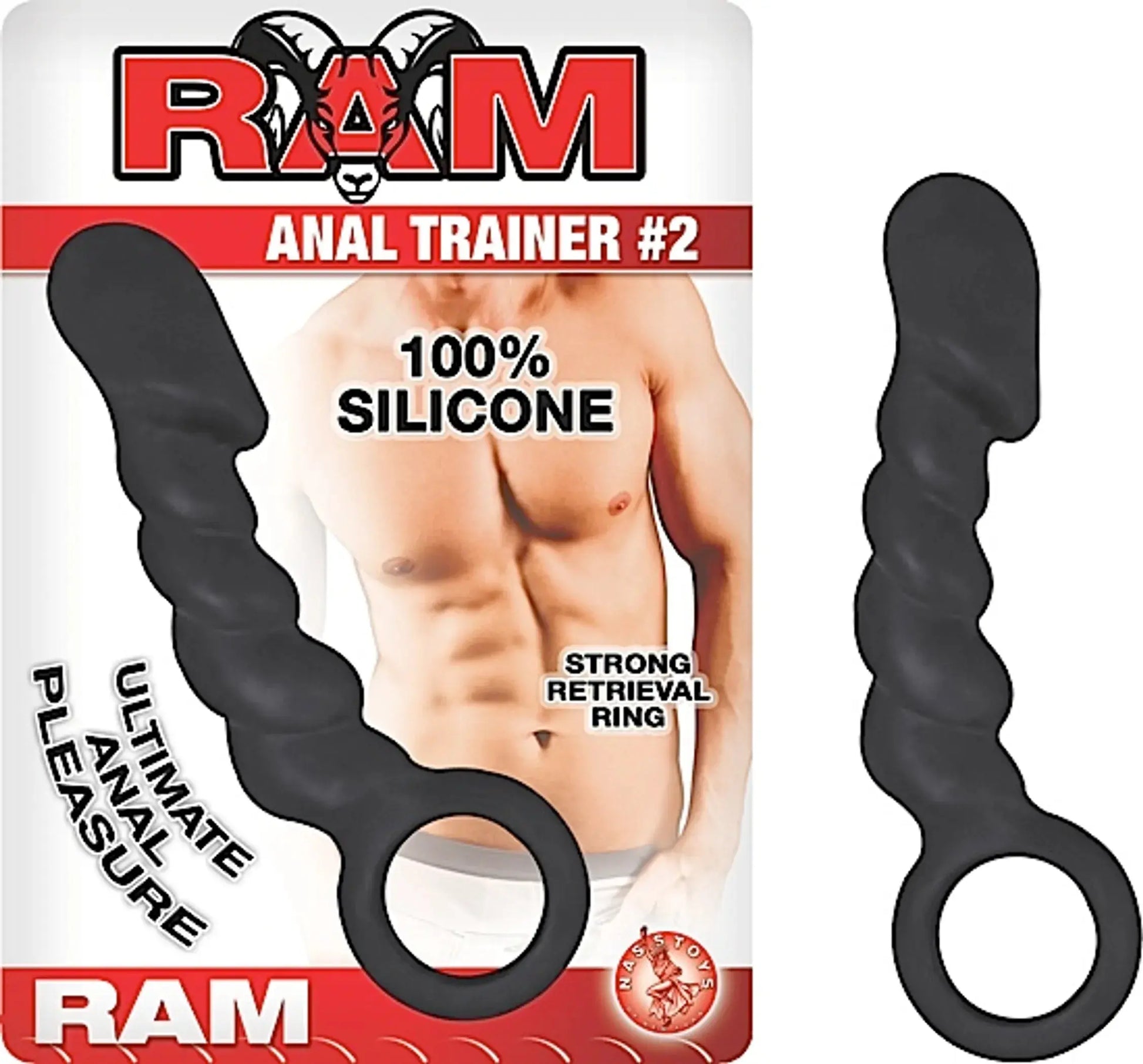 Ram Anal Trainer #2 Black Nasstoys