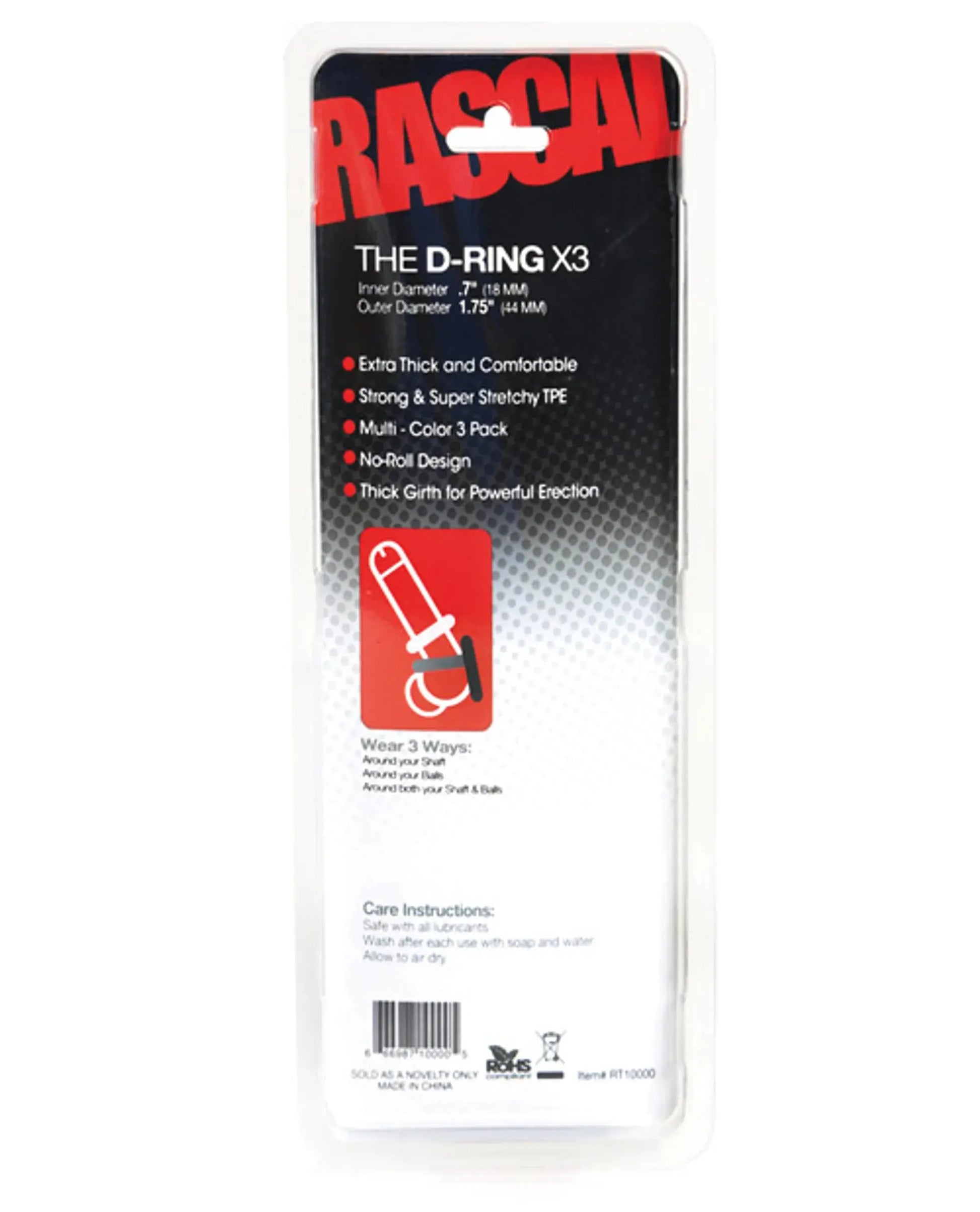 Rascal The D-Ring 3 Pack Rascal Toys