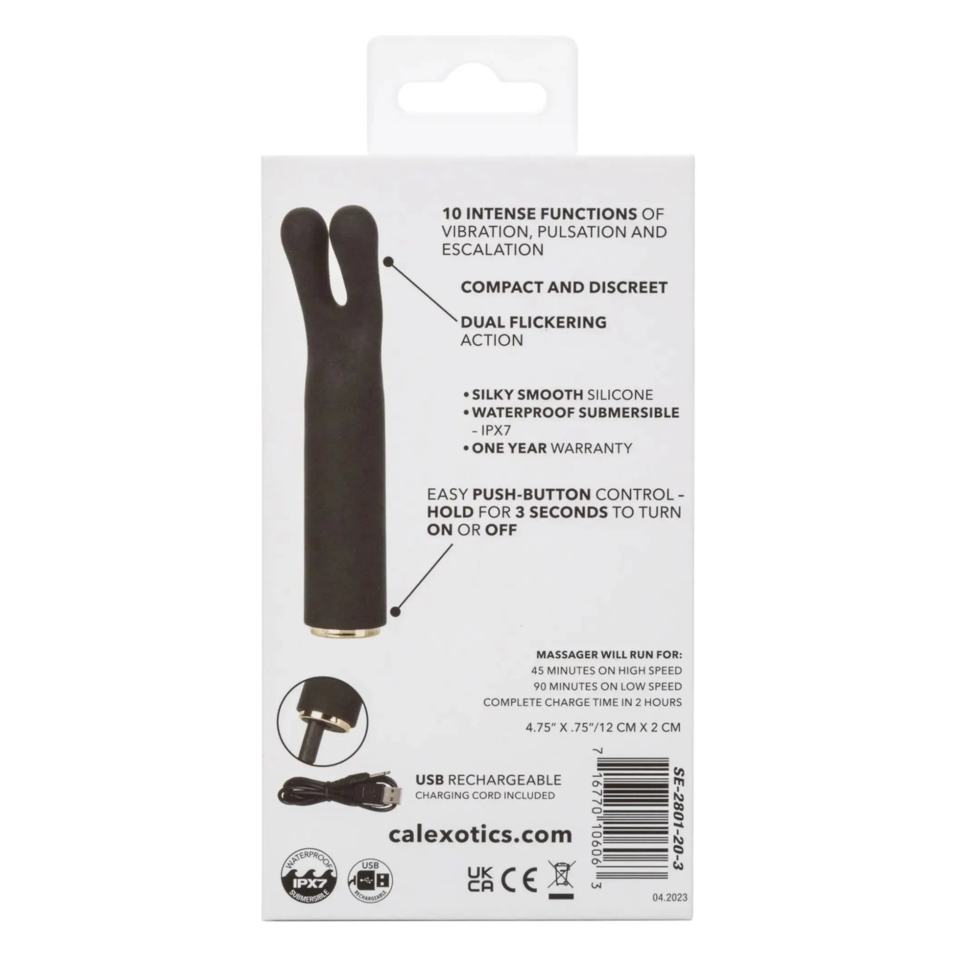 Raven Charmer Mini Massager California Exotic Novelties