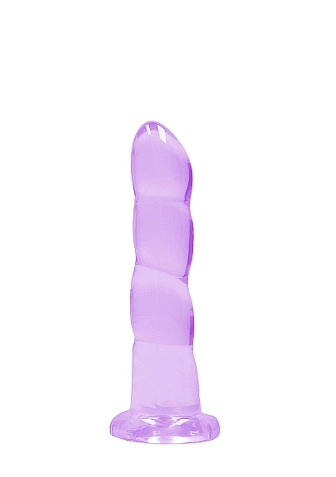 Realrock Non-Realistic Dildo with Suction Cup 7in Purple Shots America