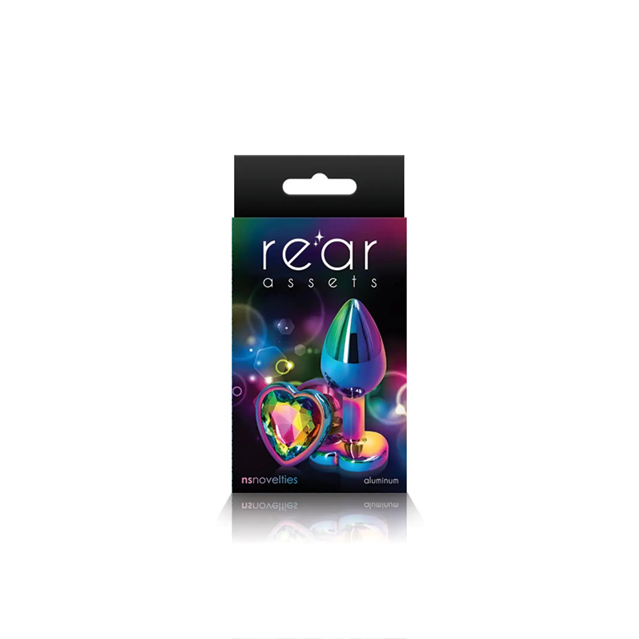 Rear Assets Multicolor Heart Medium Rainbow NS Novelties