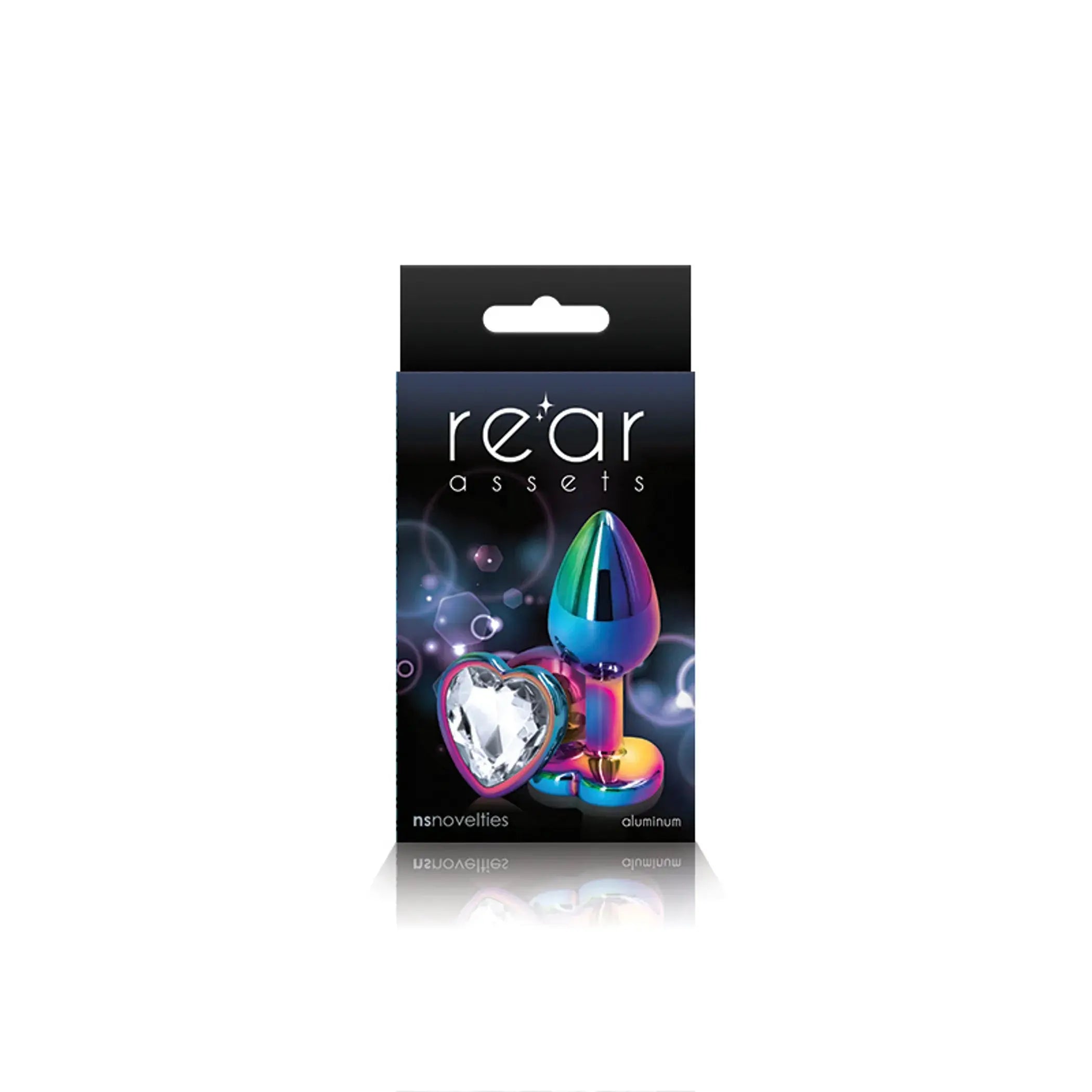 Rear Assets Multicolor Heart Small Clear NS Novelties