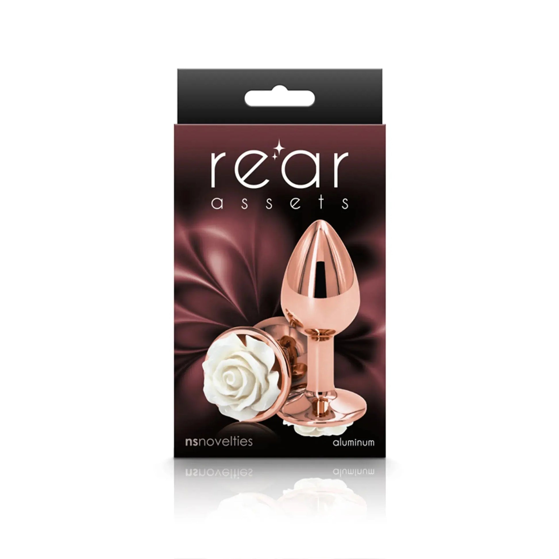 Rear Assets Rose Small White NS Novelties