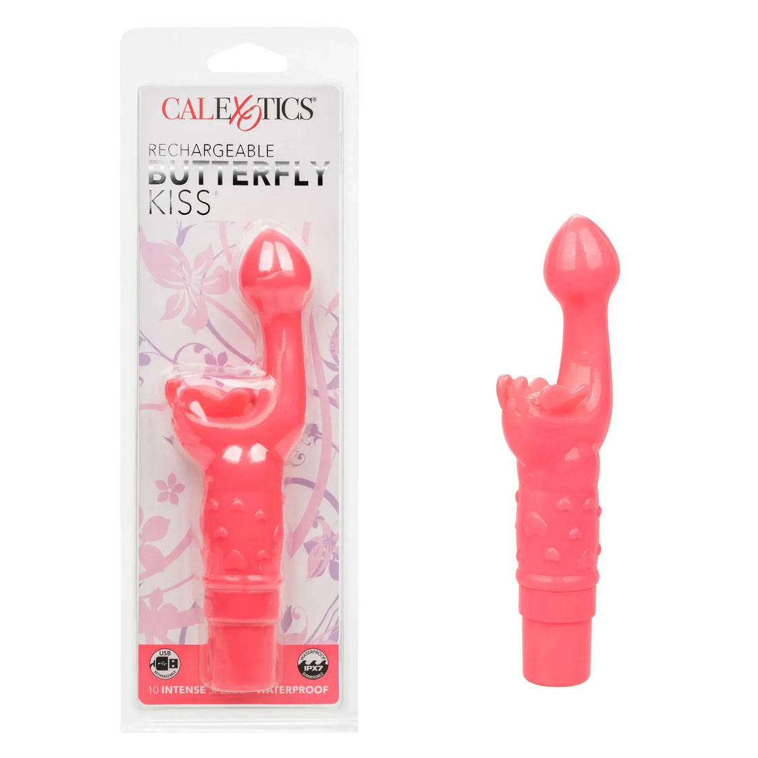 Rechargeable Butterfly Kiss Pink California Exotic Novelties