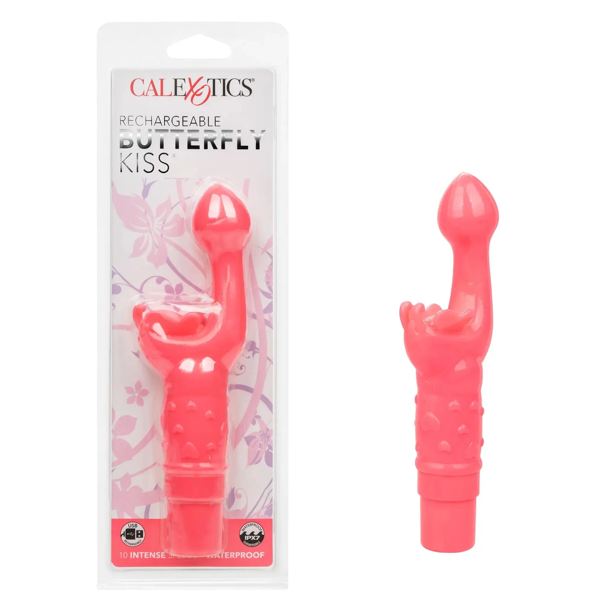 Rechargeable Butterfly Kiss Pink California Exotic Novelties