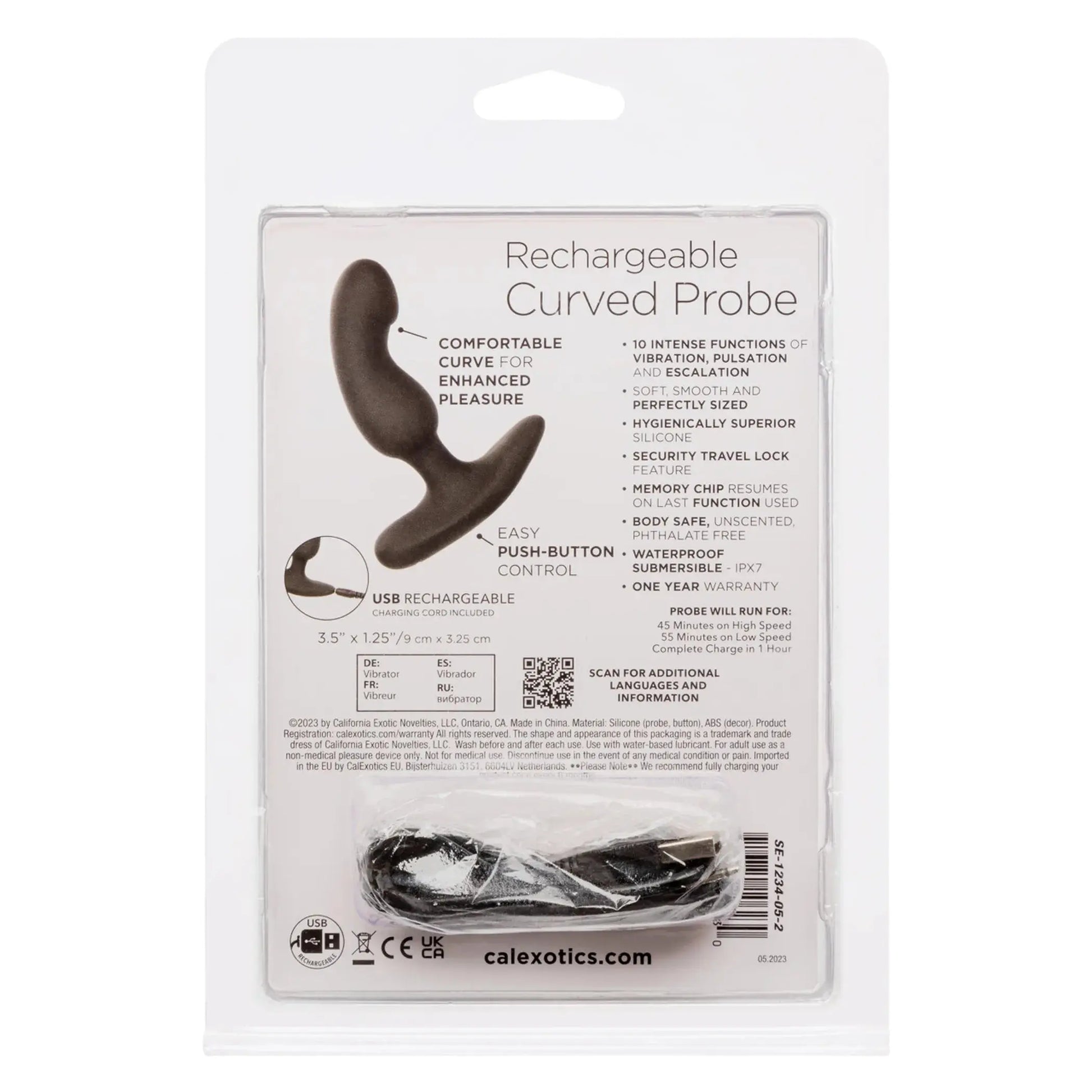 Rechargeable Curved Probe California Exotic Novelties