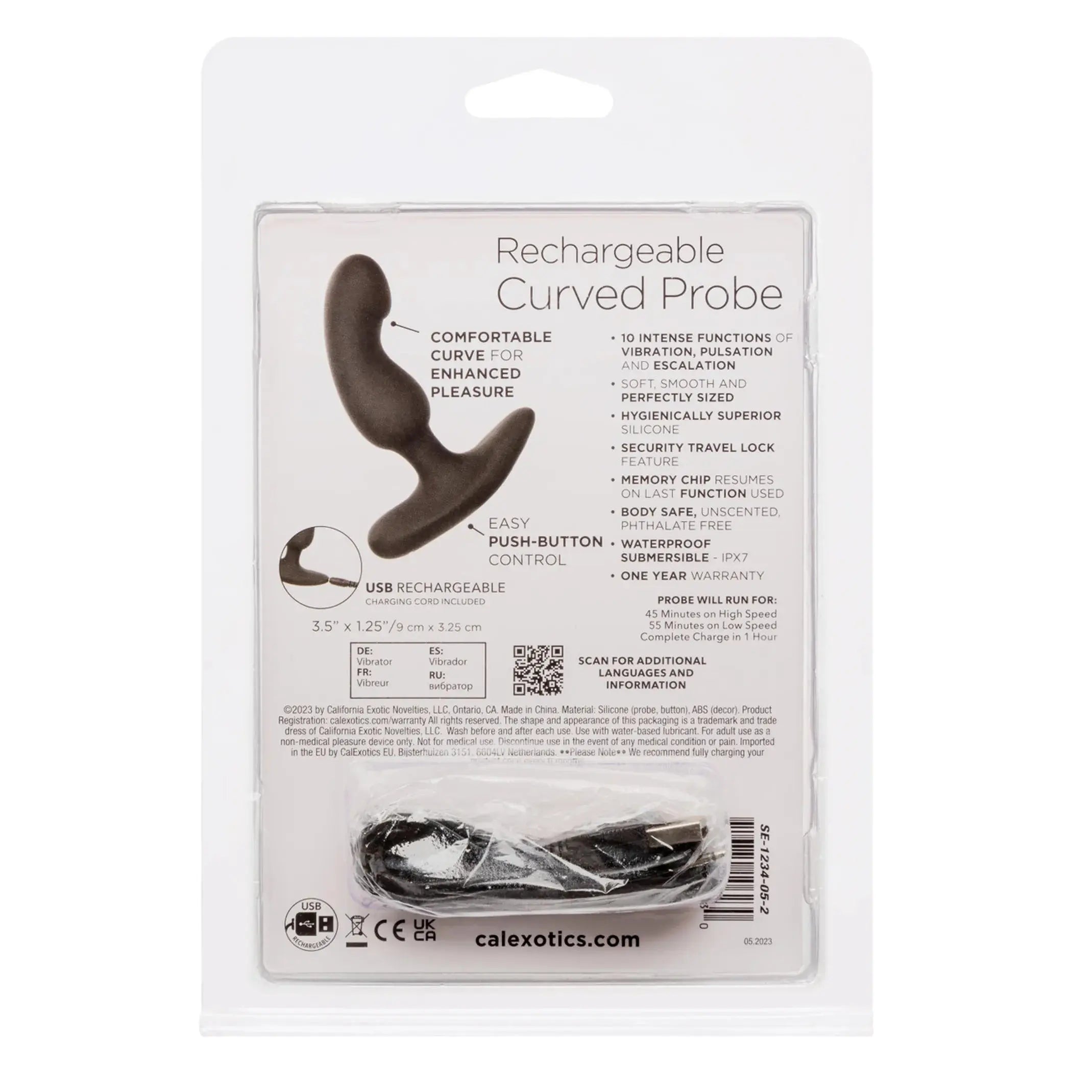 Rechargeable Curved Probe California Exotic Novelties
