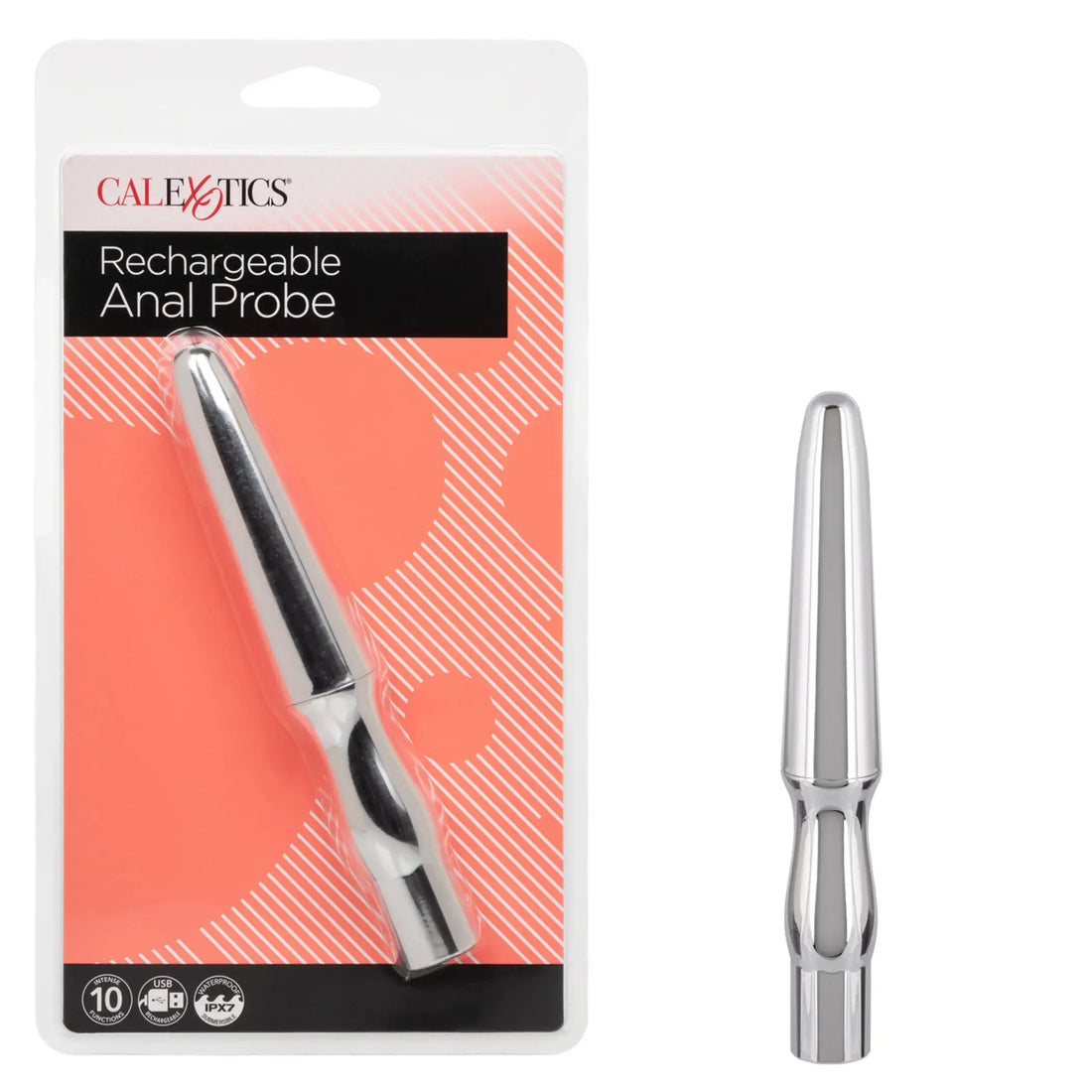 Rechargeable Silver Anal Probe California Exotic Novelties